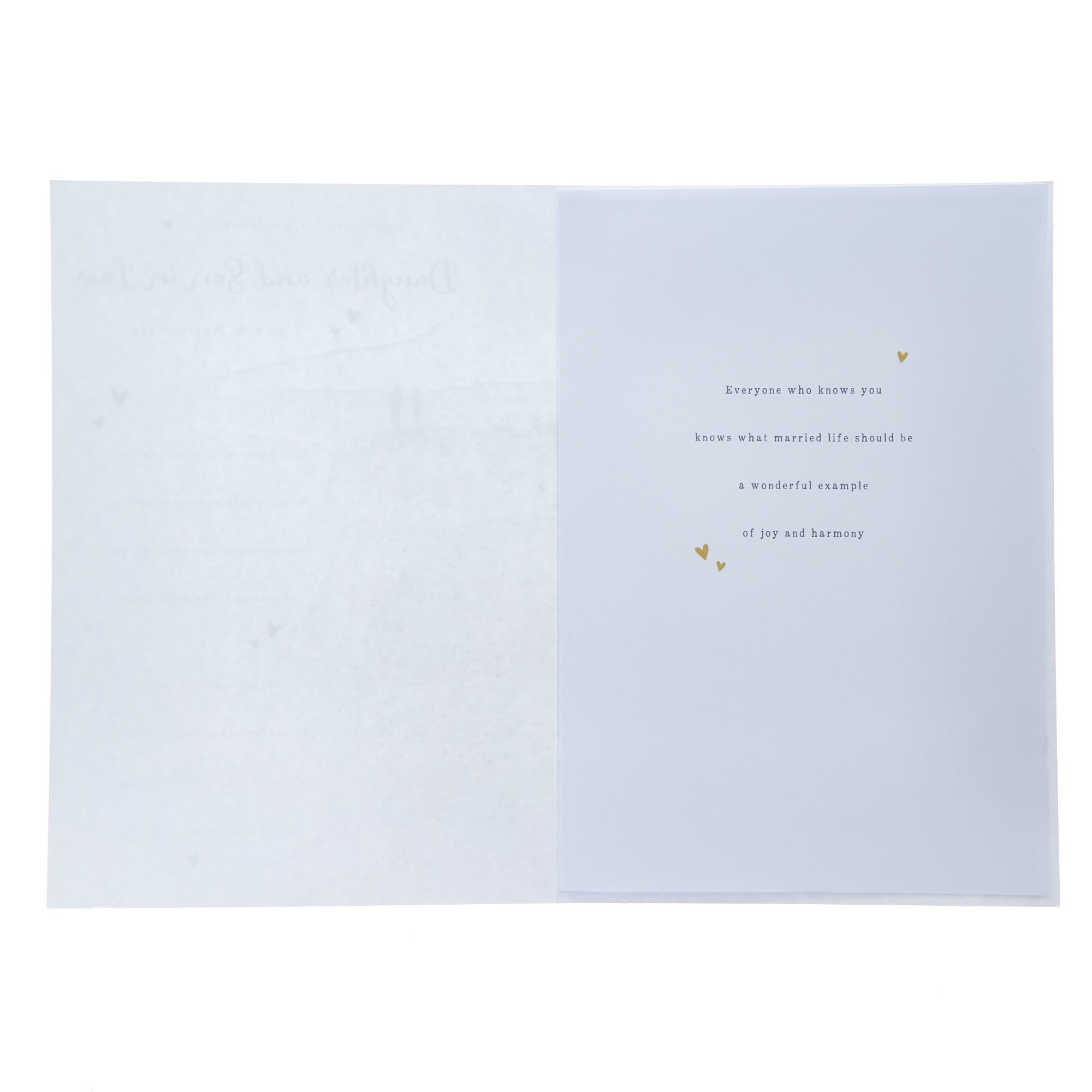 Buy Daughter & Son in Law Special Verse Wedding Anniversary Card for ...