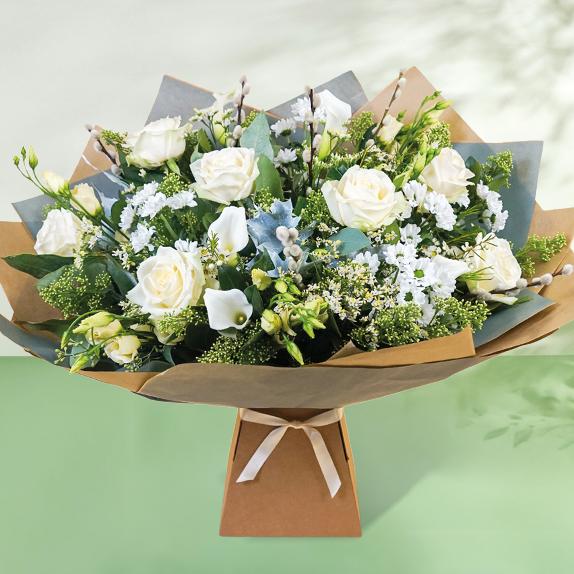 Snow White Flower Bouquet - Free Delivery!