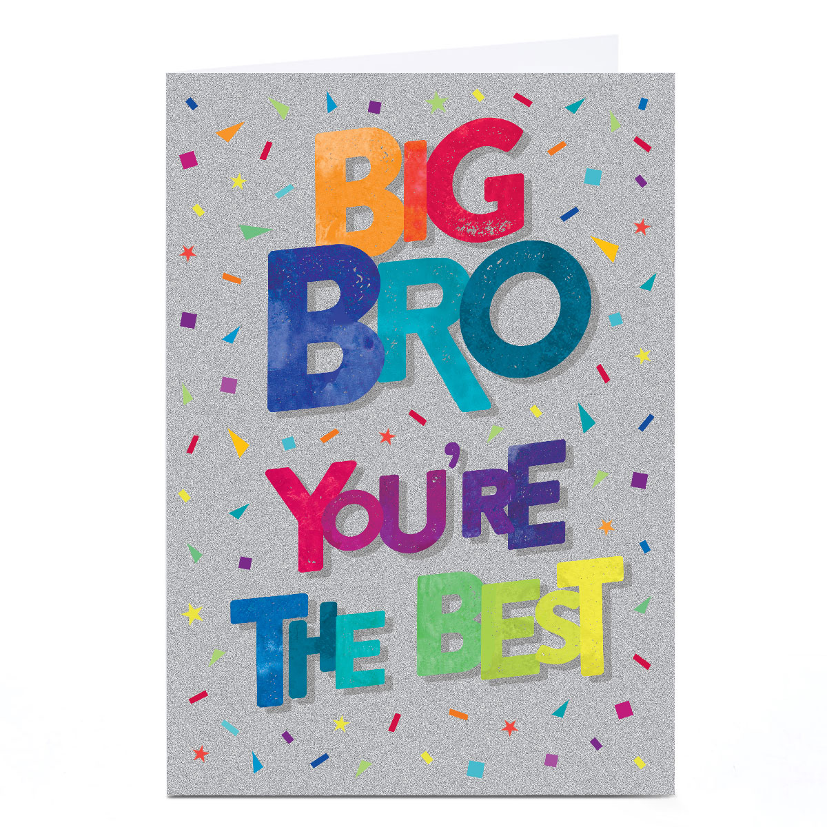 Personalised Birthday Card - Big Bro You're The Best