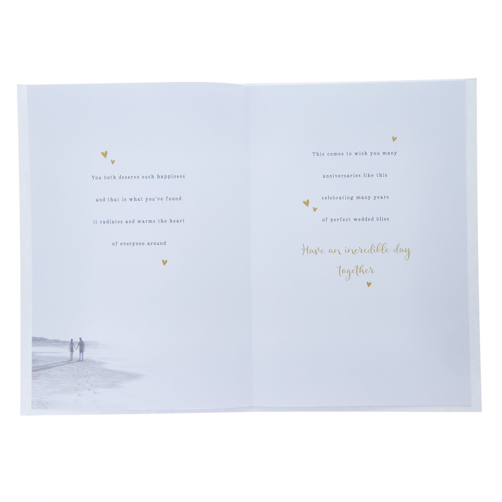 Daughter & Son in Law Special Verse Wedding Anniversary Card