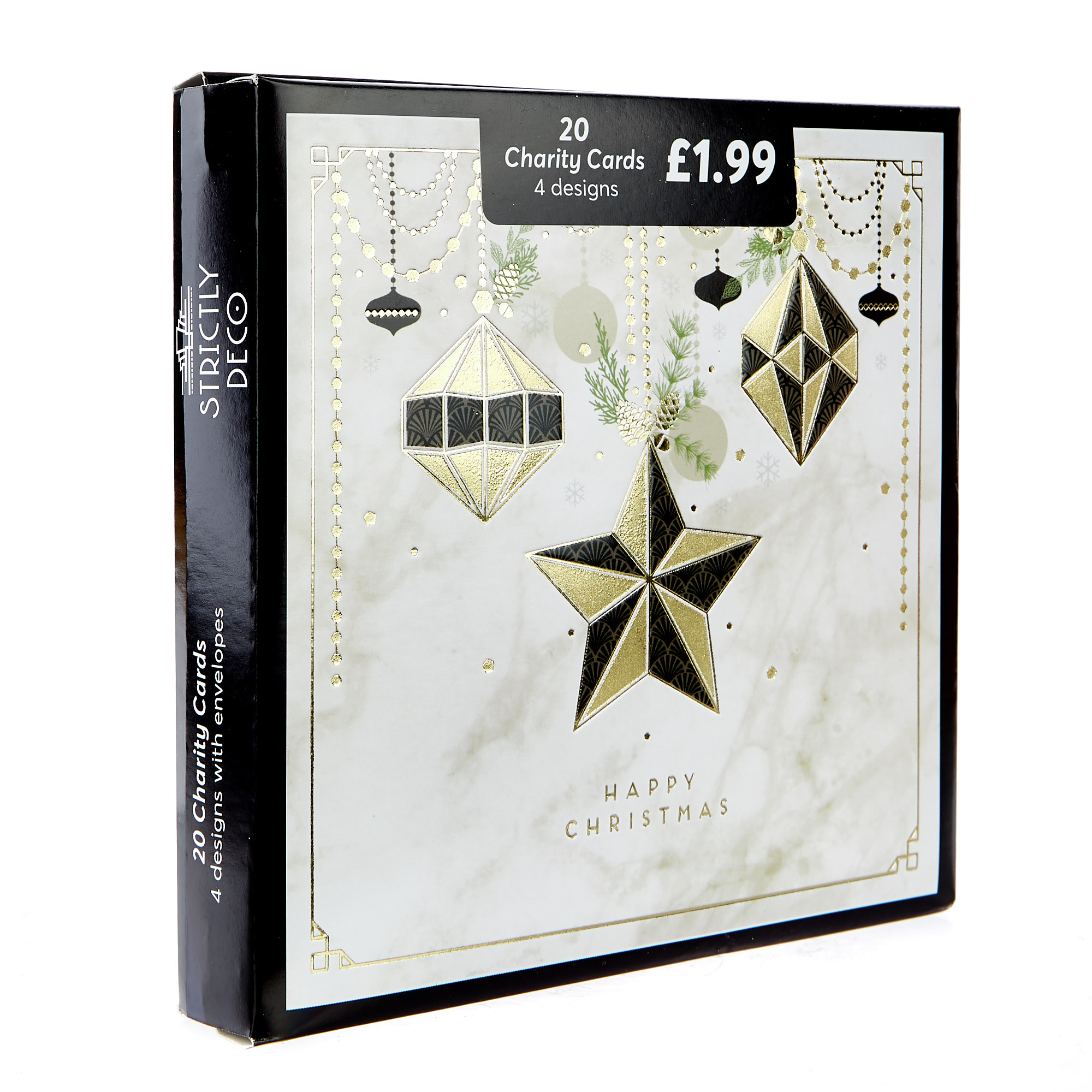 Art Deco Charity Christmas Cards - Pack Of 20