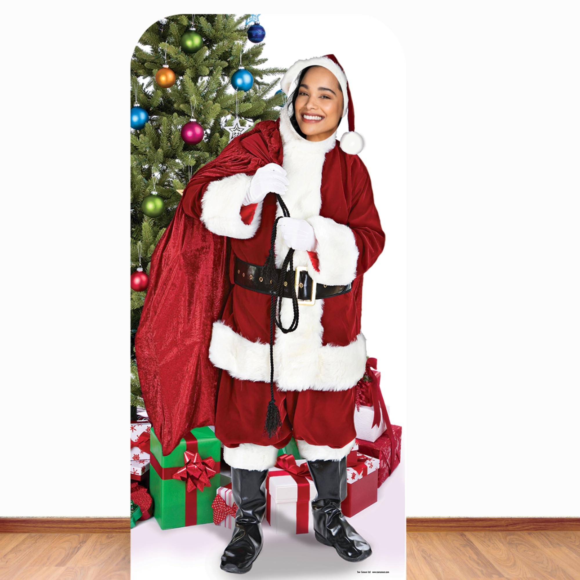 Father Christmas Face-In-Hole Cardboard Cutout 