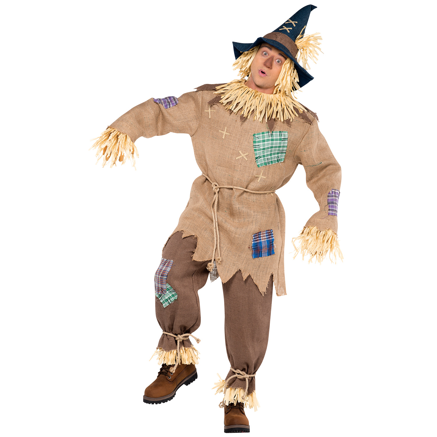 Adult Mr Scarecrow Fancy Dress Costume