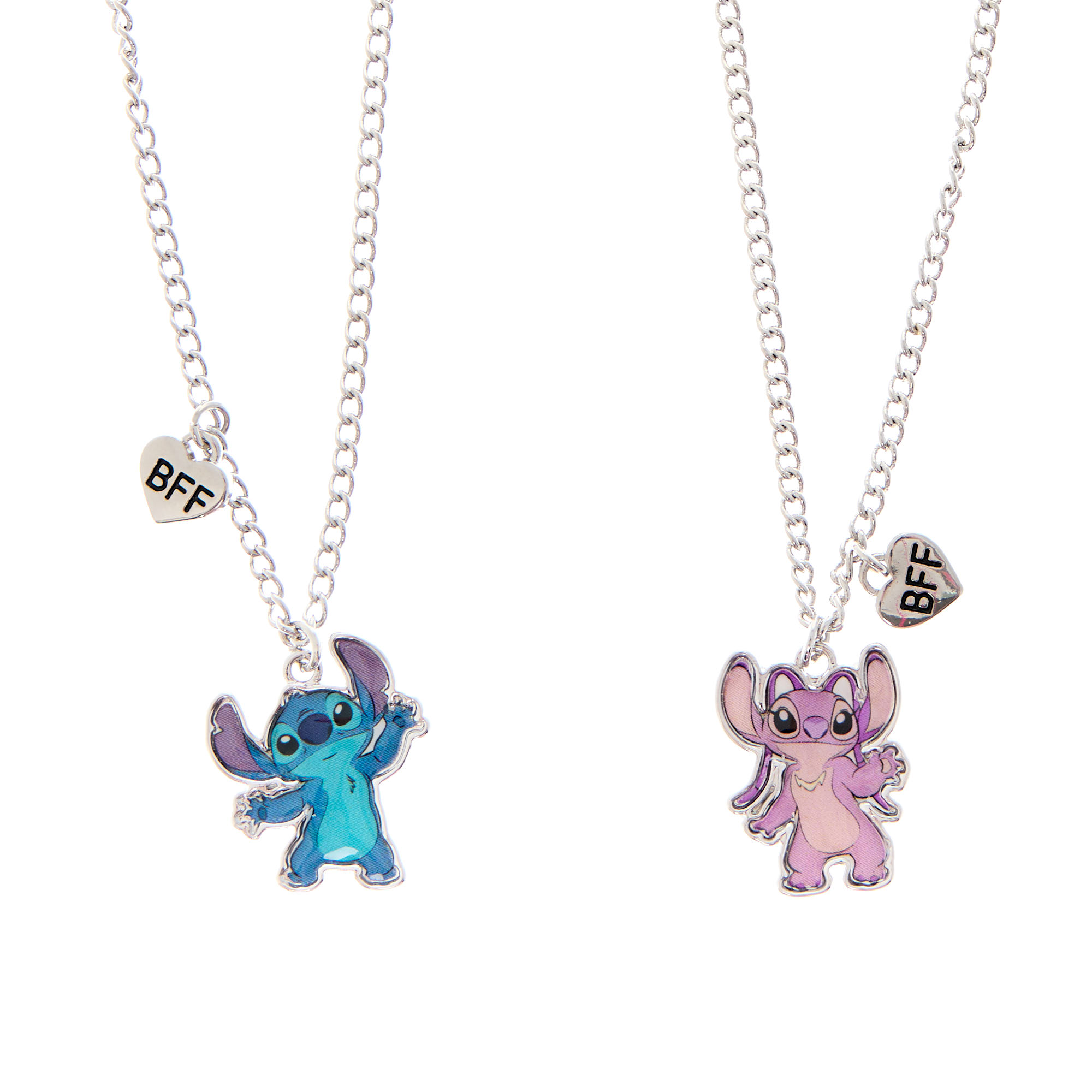 Stitch & Angel BFFs Necklace Duo Gift Set