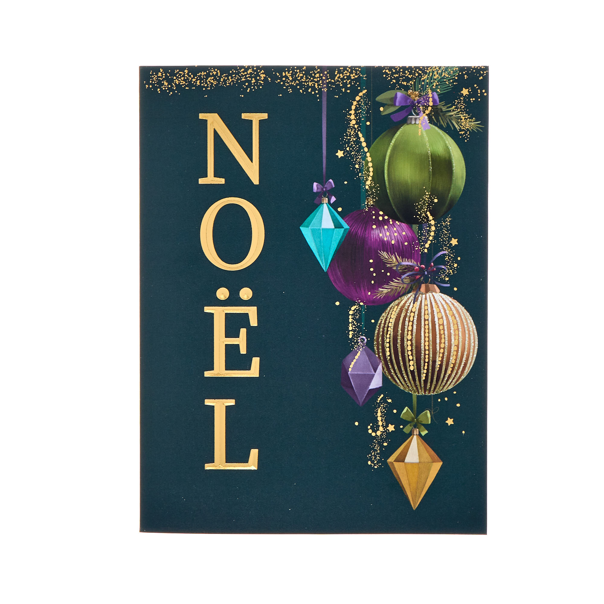 Deluxe Joy & Noel Charity Christmas Cards - Pack of 10 (2 Designs)