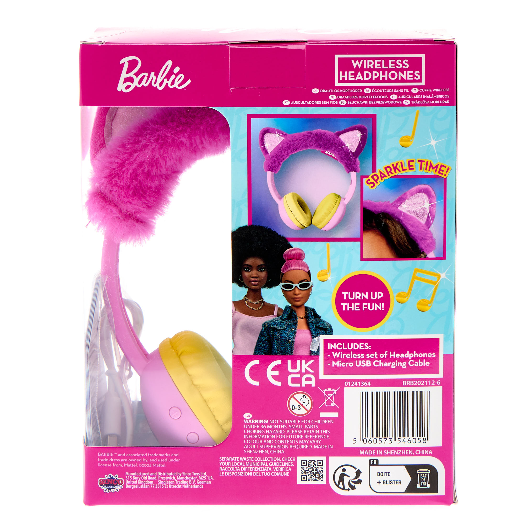 Barbie Wireless Headphones 