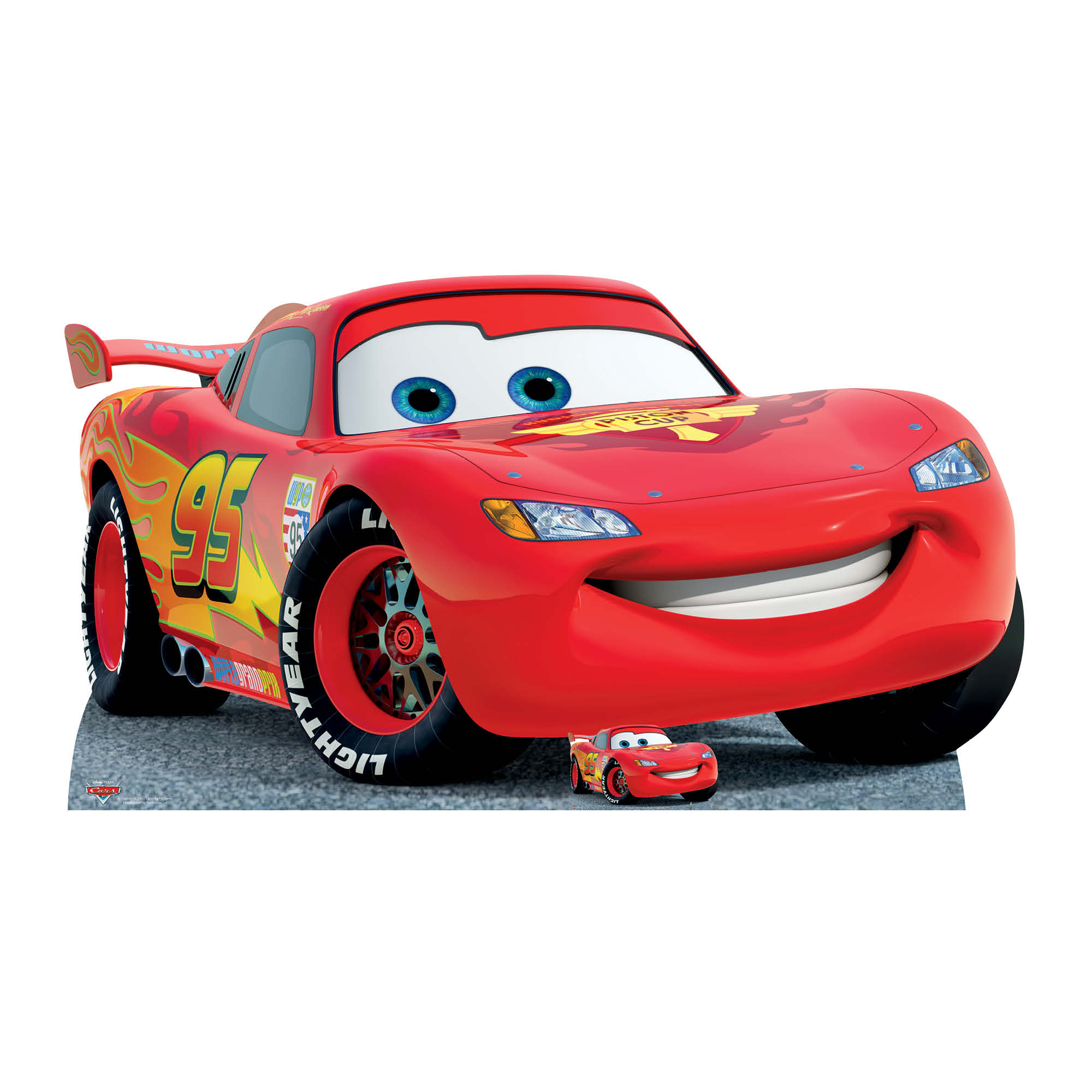 Large Lightning McQueen Cardboard Cutout