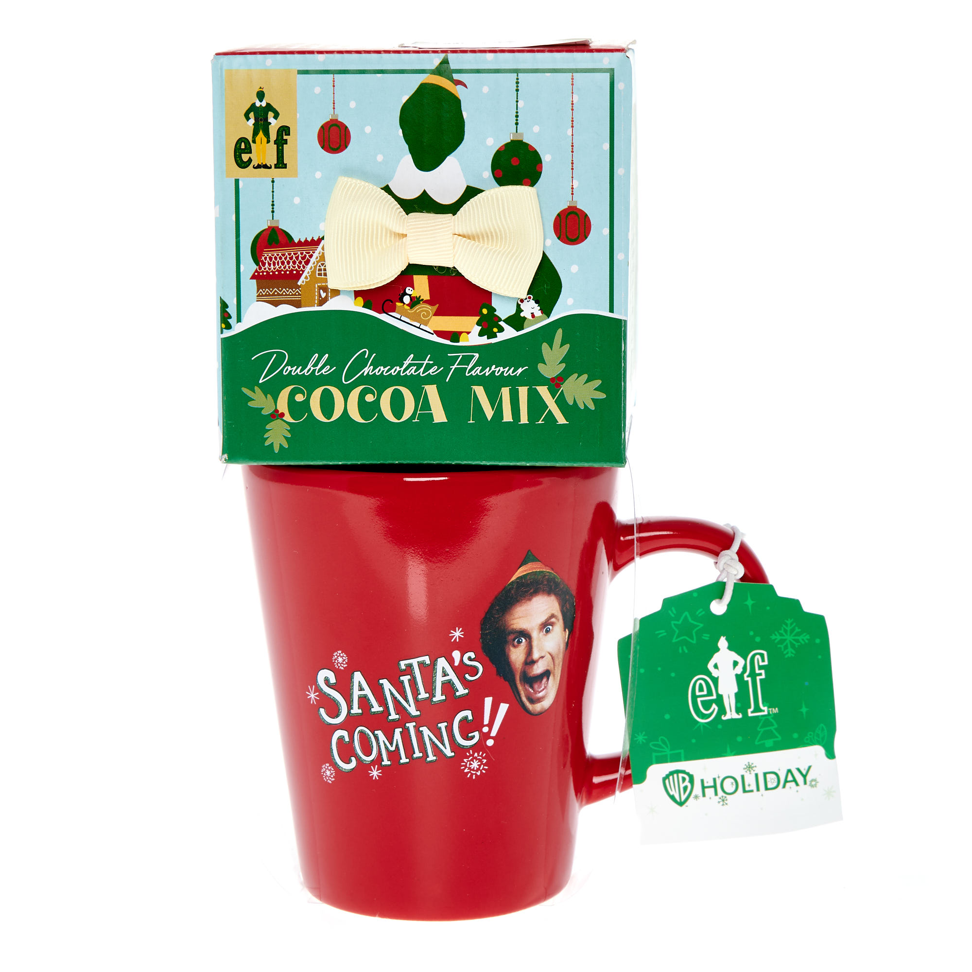 Elf Mug & Double Chocolate Cocoa Mix