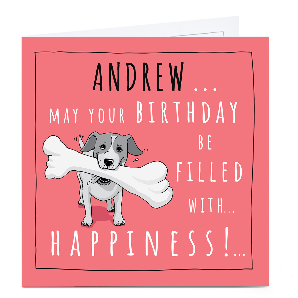 Buy Personalised Totally Pawsome Birthday Card - Filled With Happiness ...