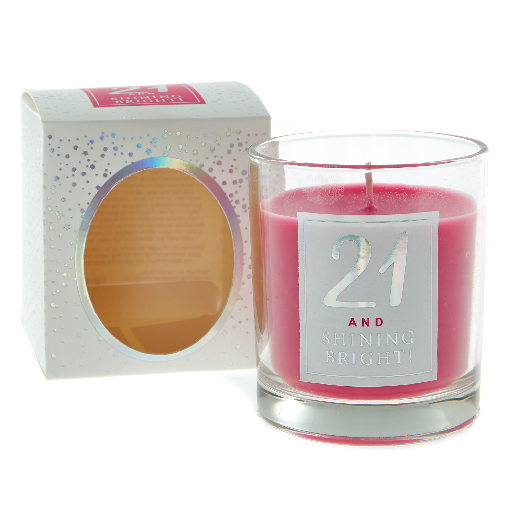 21 & Shining Bright Vanilla Scented Candle