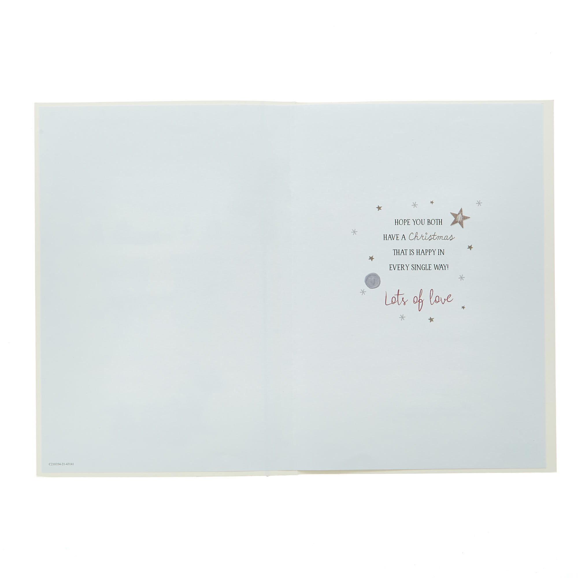 Hugs Christmas Card - Special Sister & Your Boyfriend