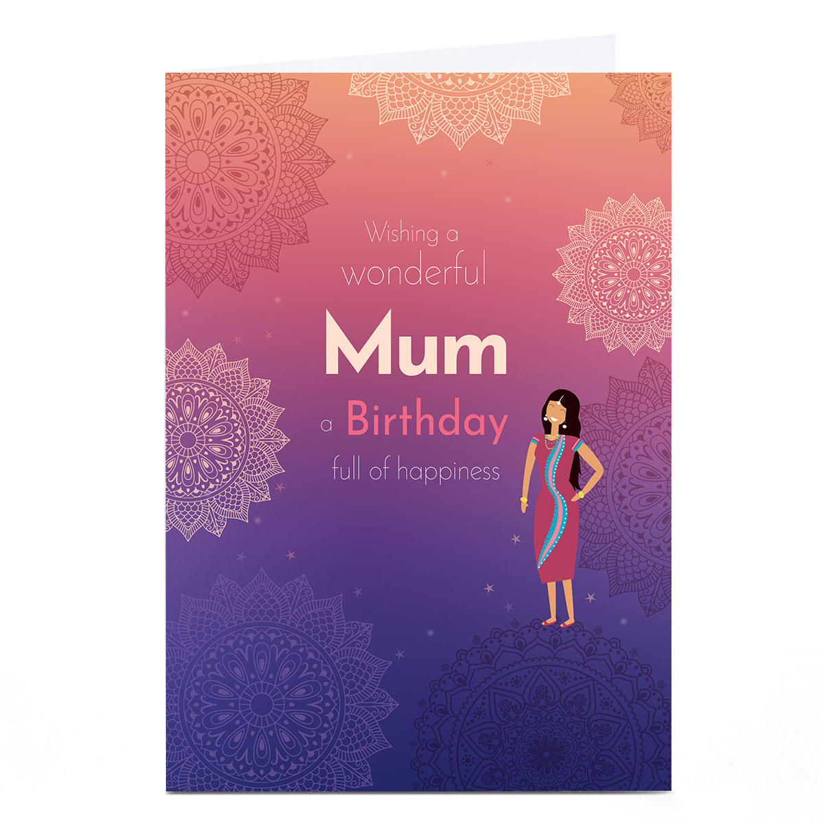 Personalised Birthday Card - Birthday Full Of Happiness