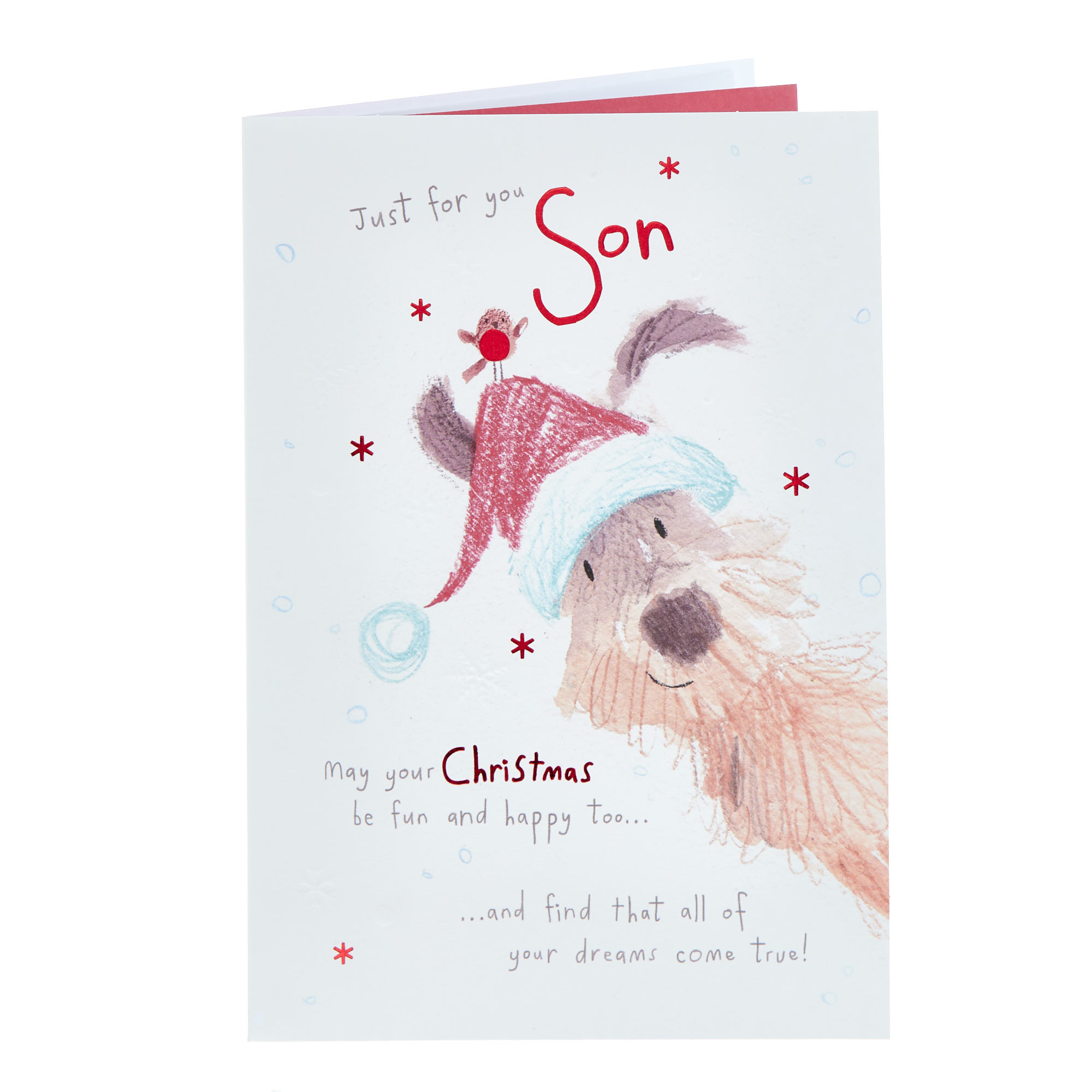 Son Dog Sketch Christmas Card