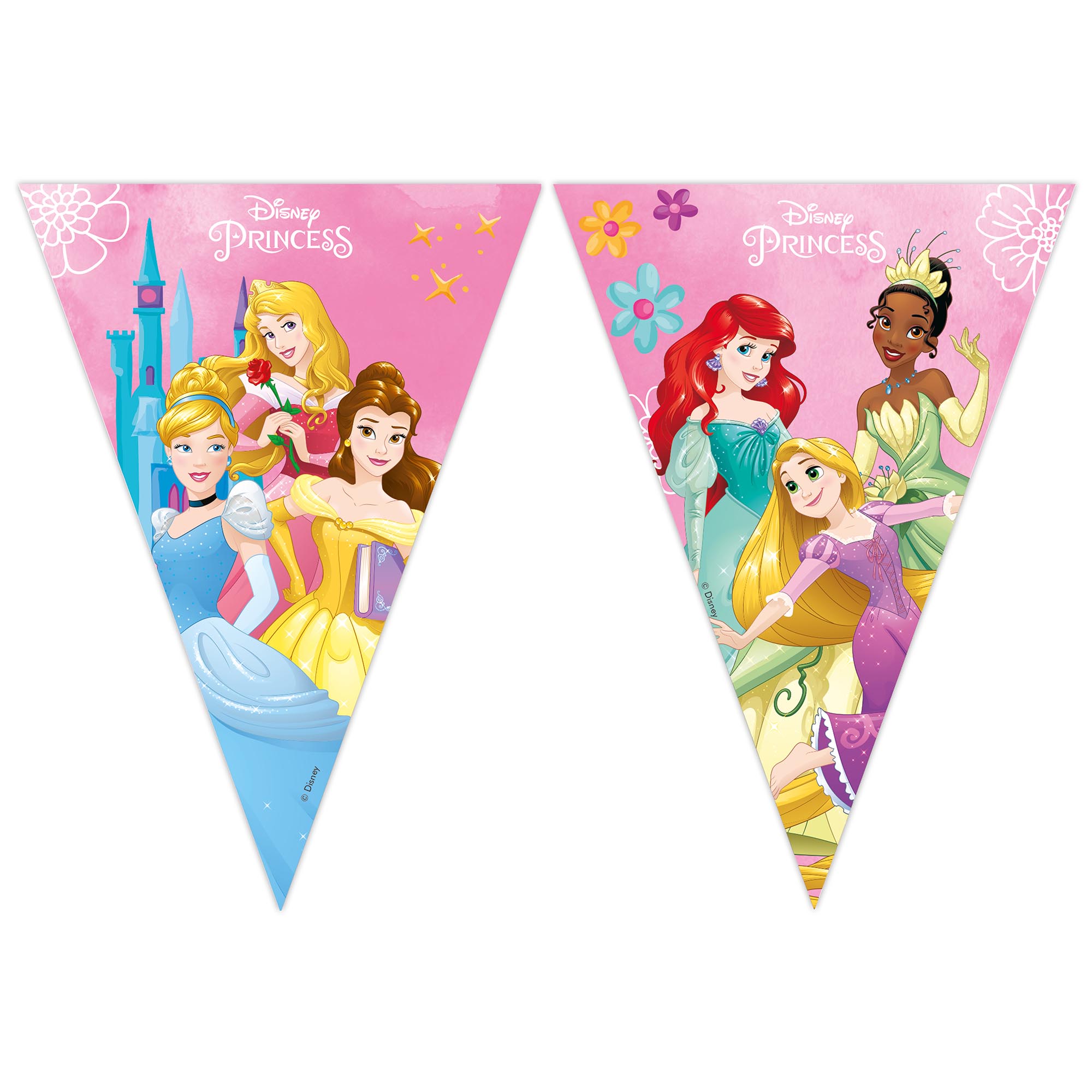 Disney Princesses Party Tableware & Decorations Bundle  - 16 Guests