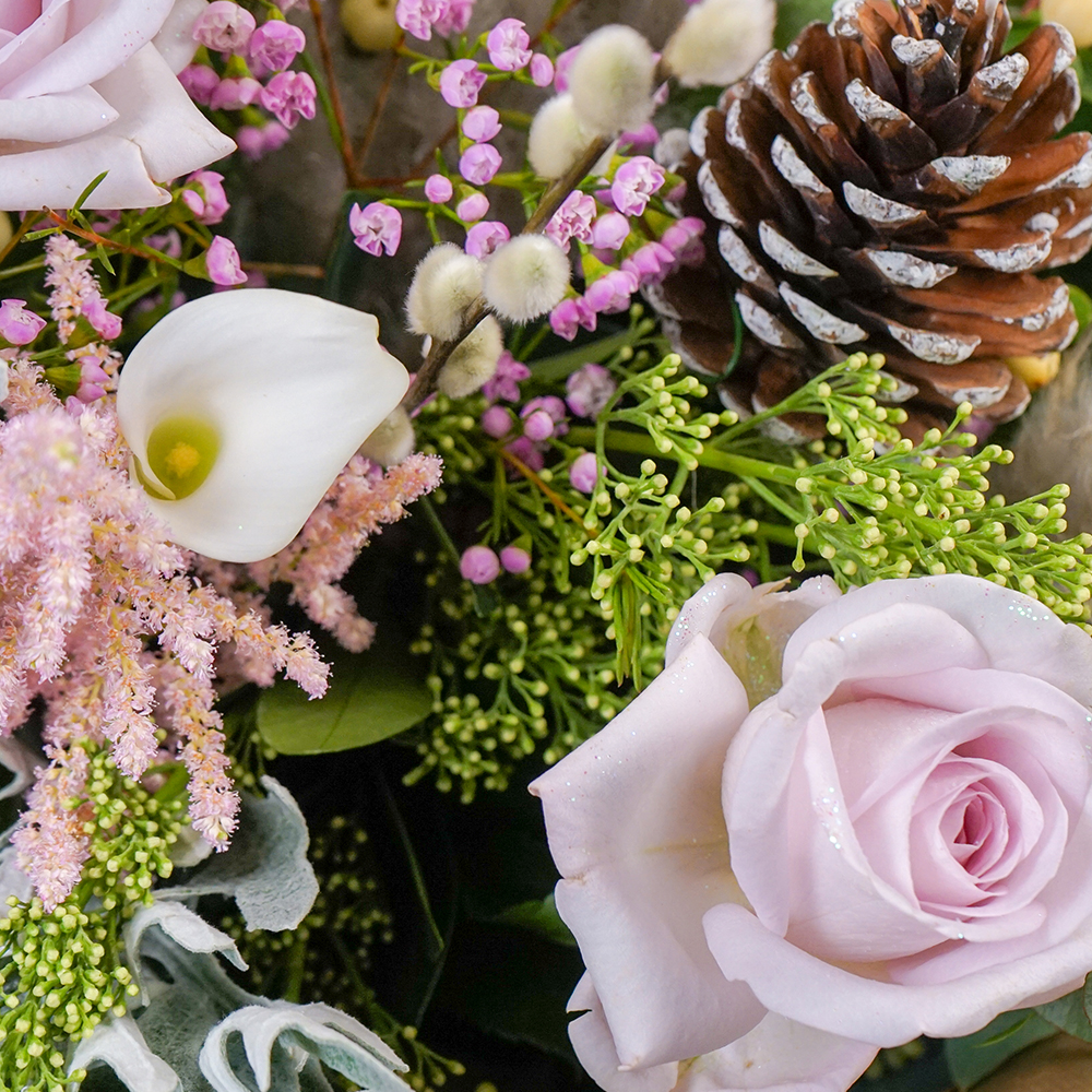 Pink Frost Flower Bouquet - Free Delivery