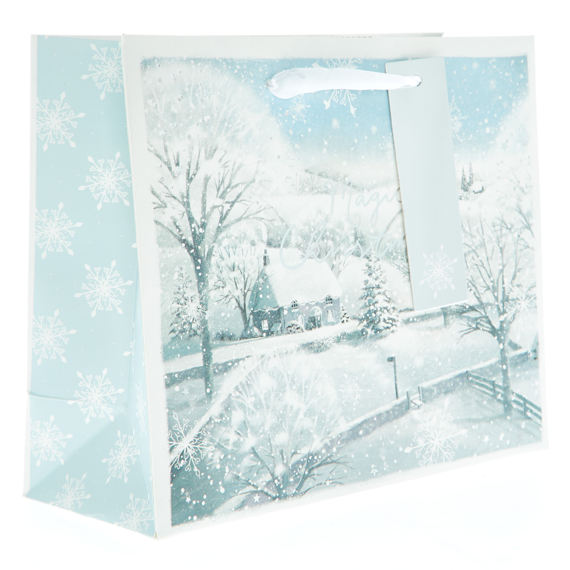 Medium Landscape Magical Christmas Gift Bag