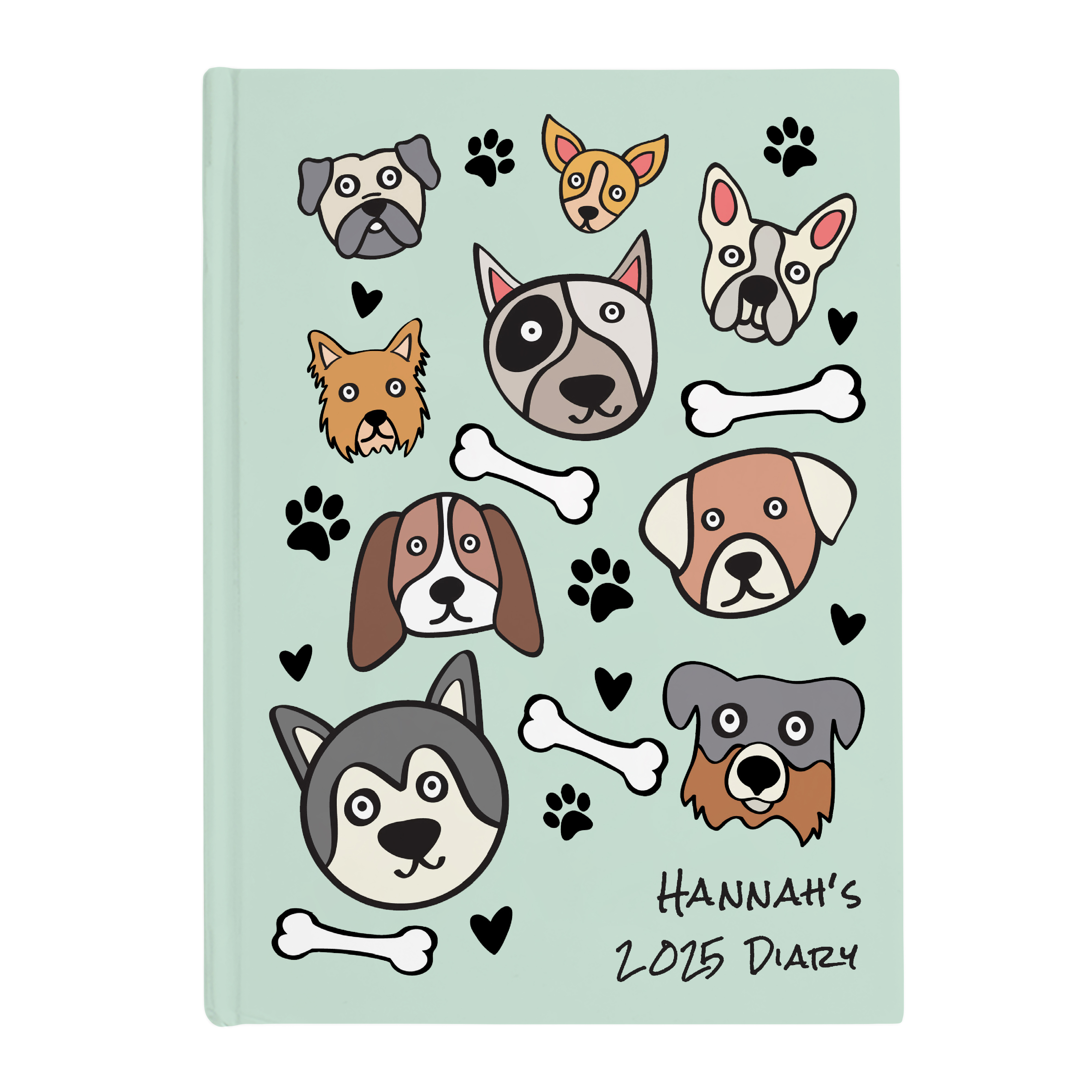 Personalised Diary - Dogs