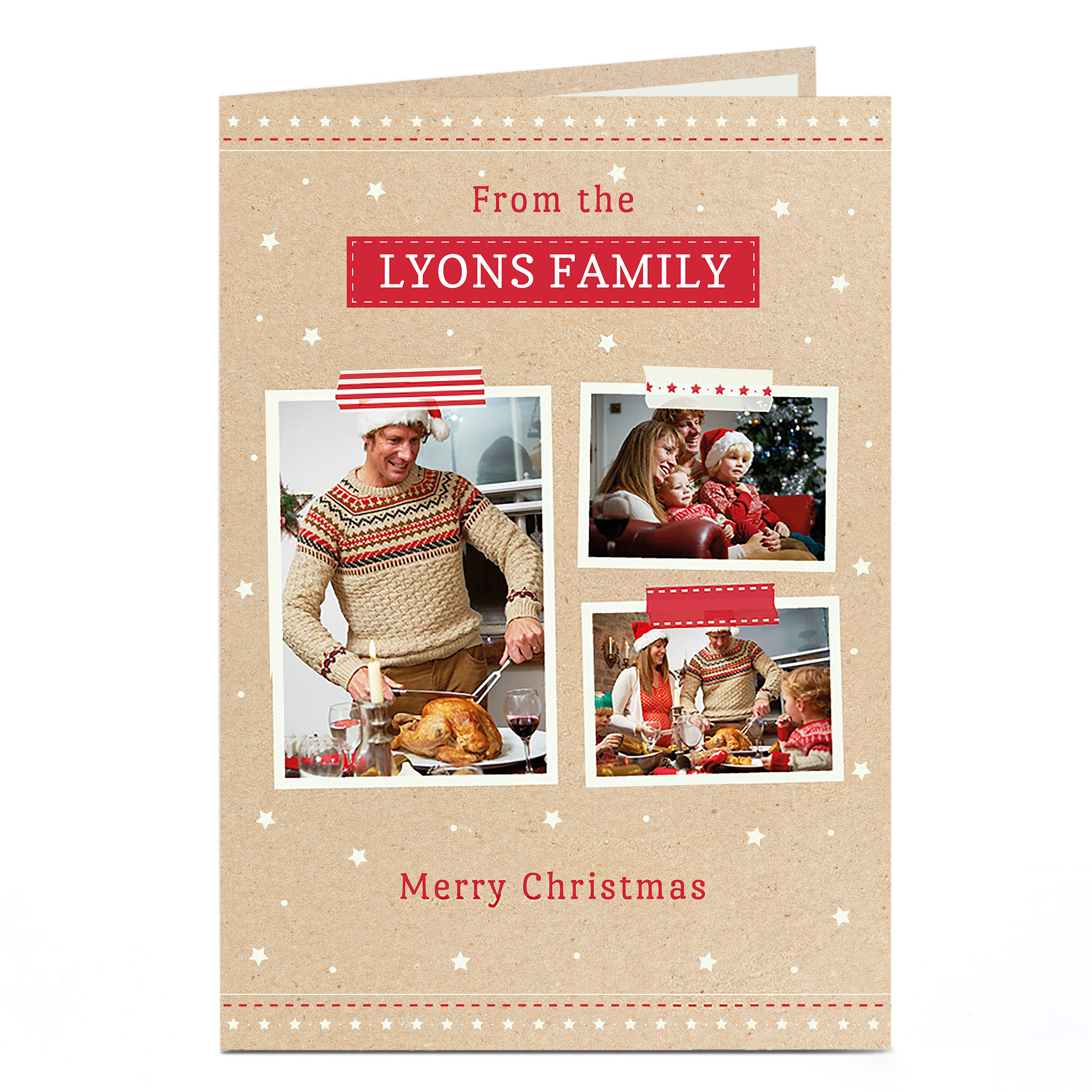 Photo Christmas Card - From Your Family