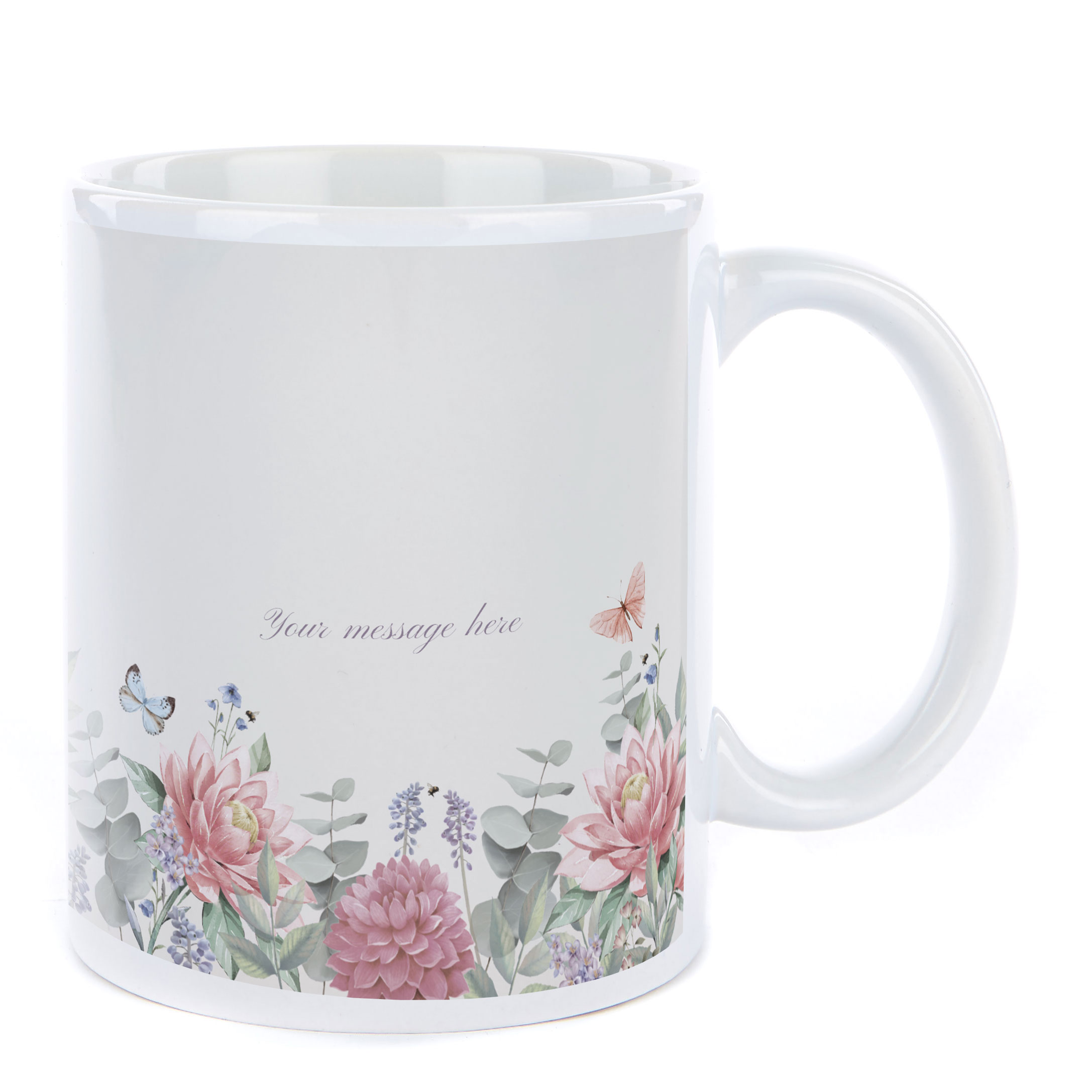 Personalised Mug - Pastel Florals