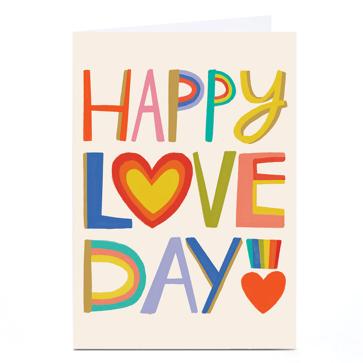 Personalised Valentine's Day Card - Happy Love Day