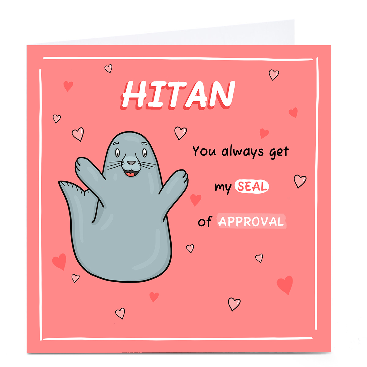 Personalised Card - My Seal of Approval