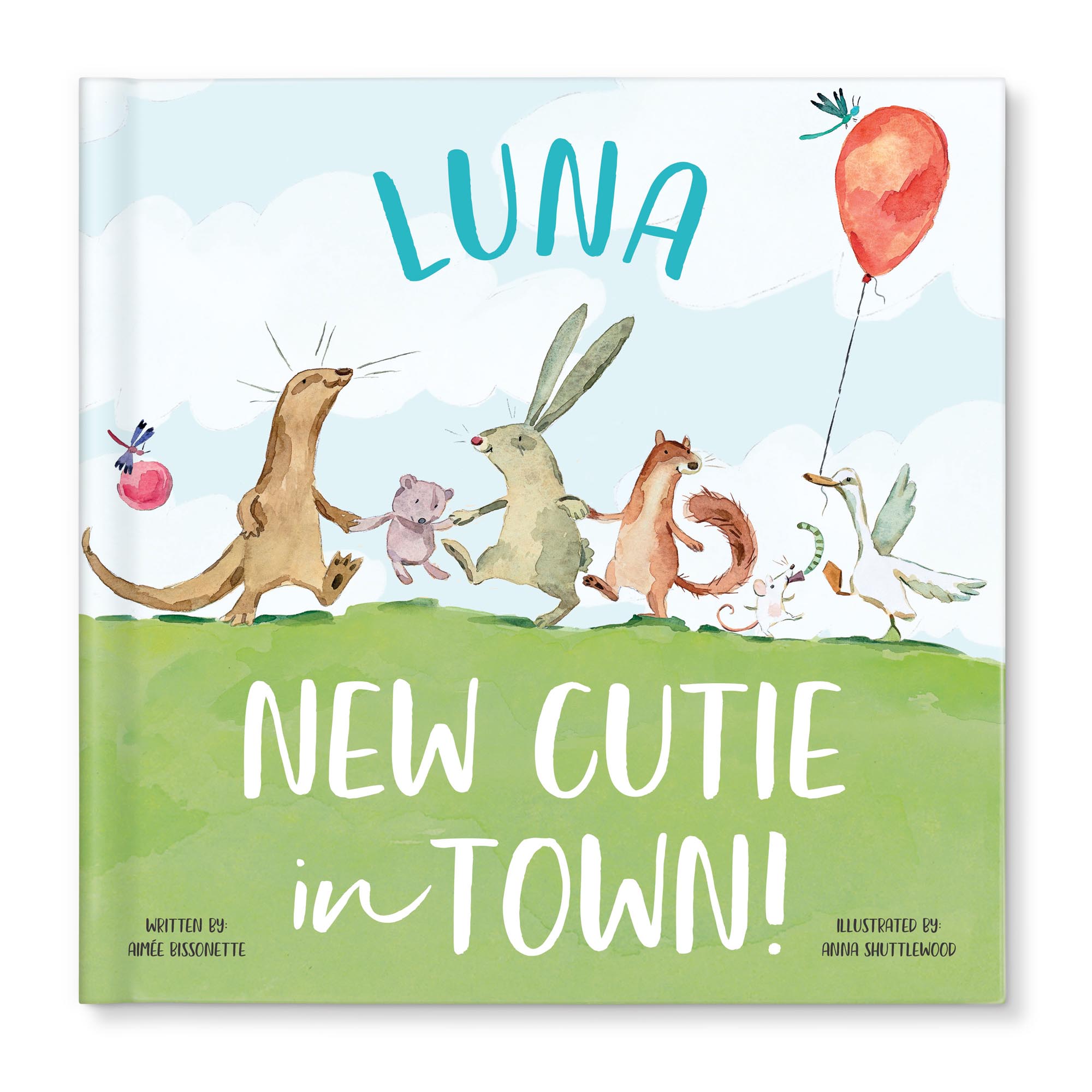 New Cutie in Town Hardcover Personalised Book 