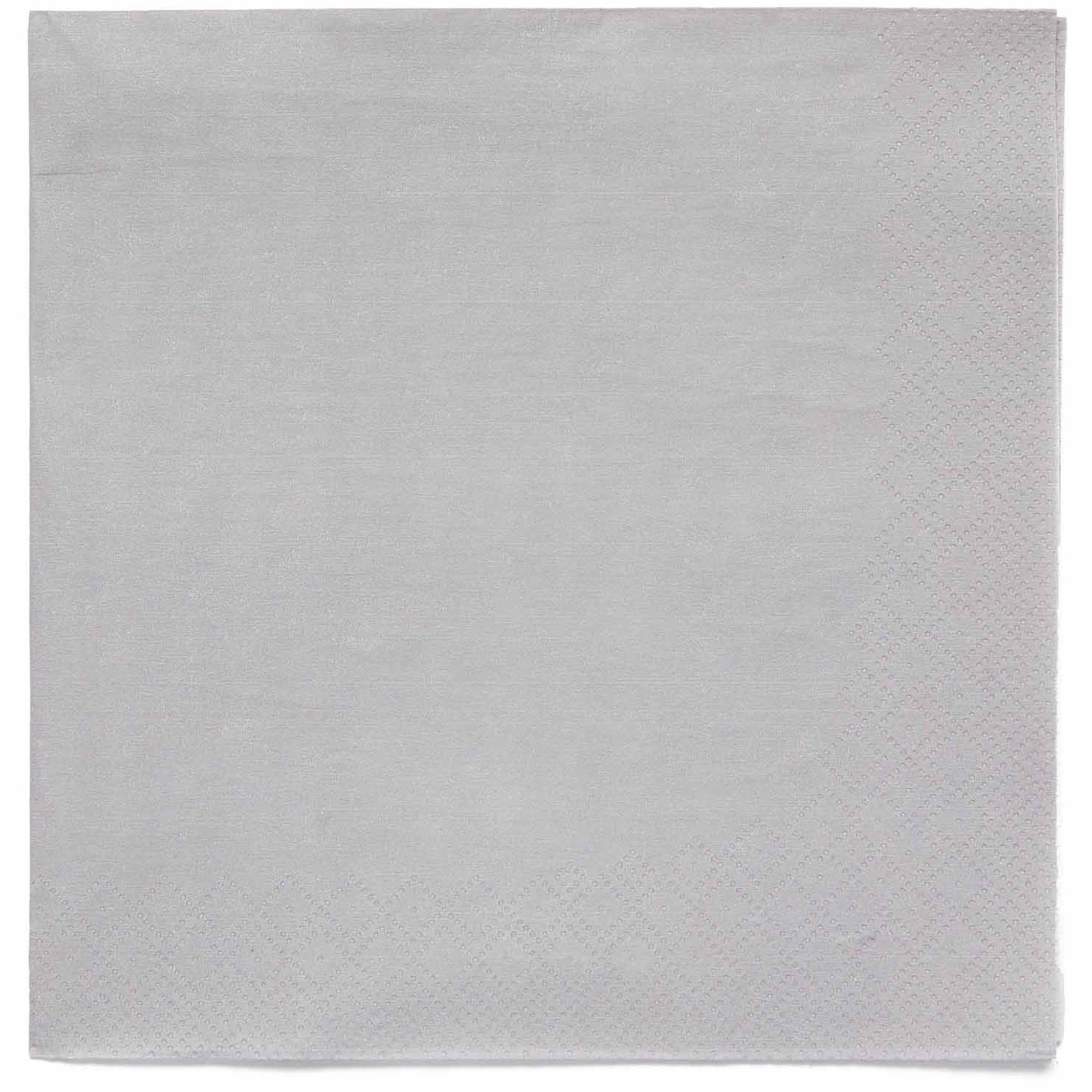 Silver Napkins - Pack of 20