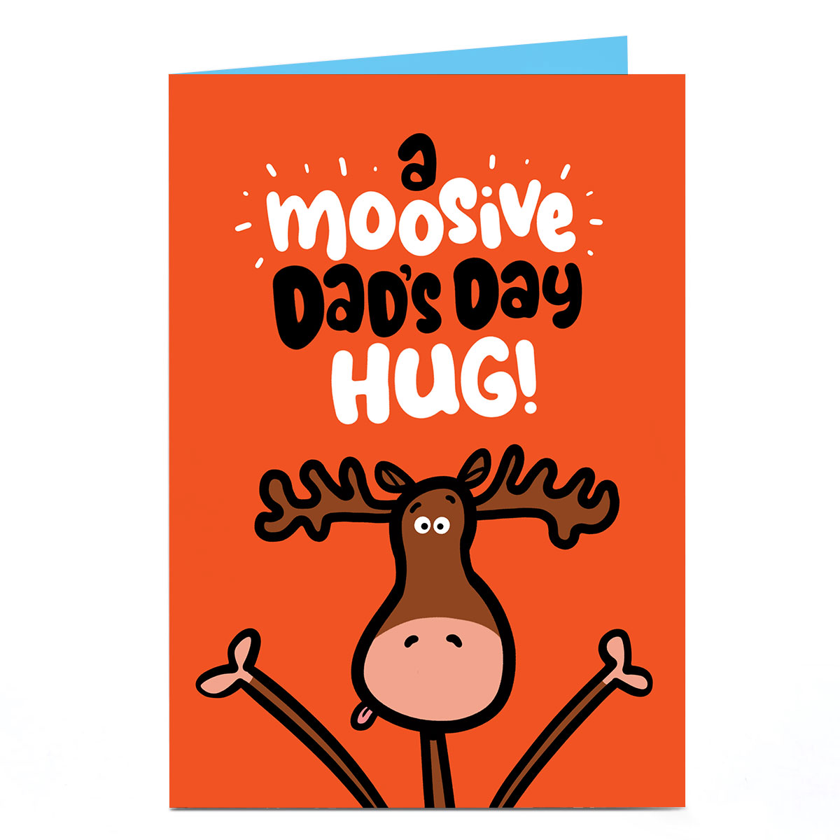 Personalised Fruitloops Father's Day Card - A Moosive Hug