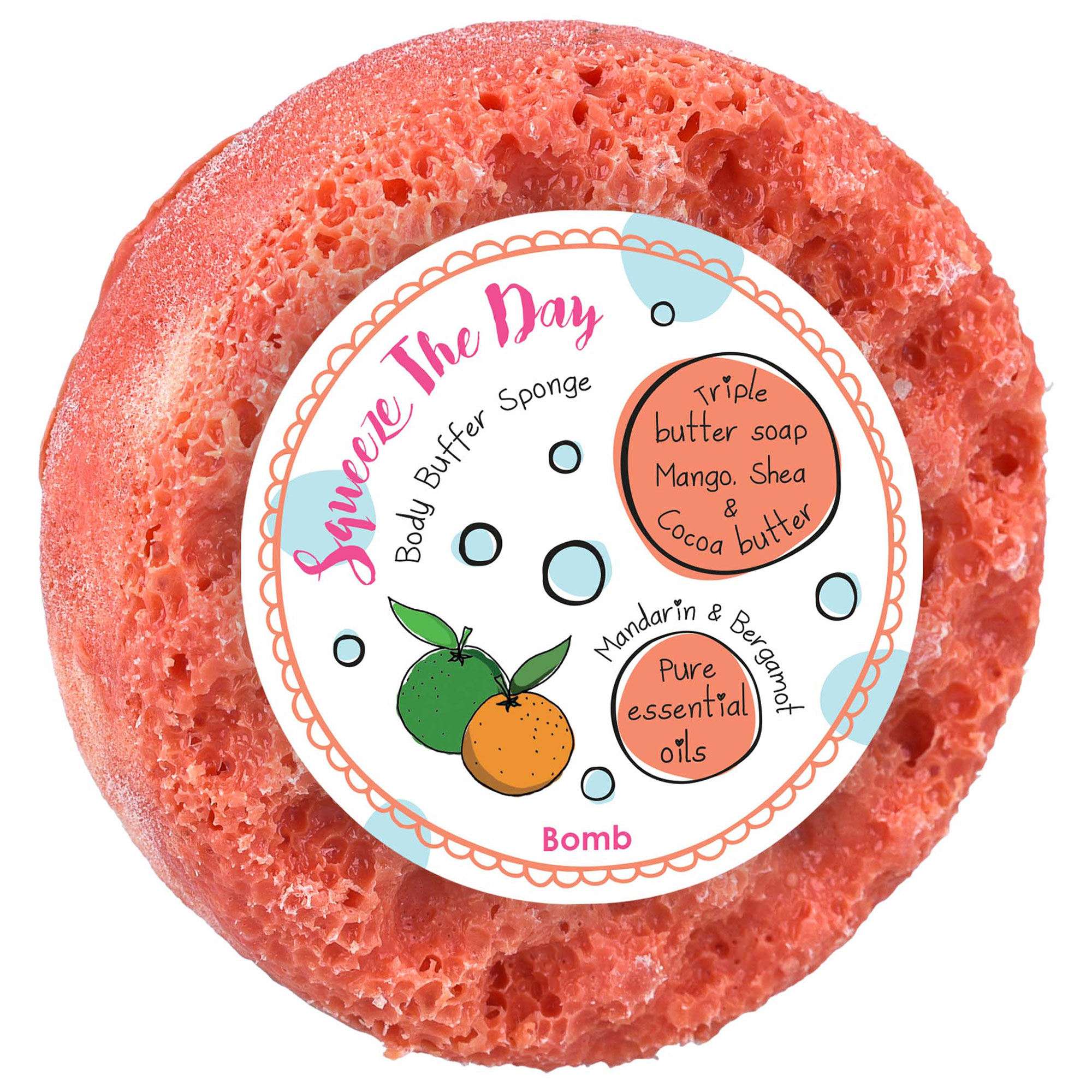 Bomb Cosmetics Squeeze the Day Body Buffer Shower Soap