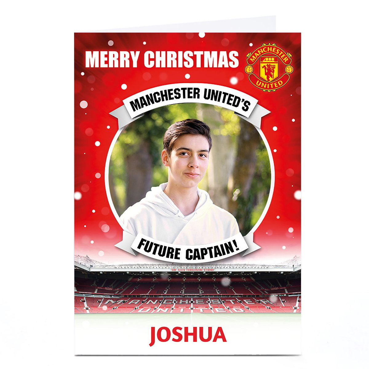 Photo Manchester United Christmas Card - Future Captain