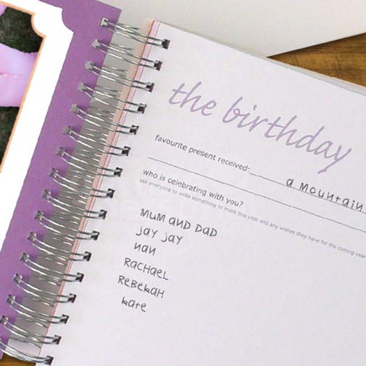 Birthday Year Book - For every year...