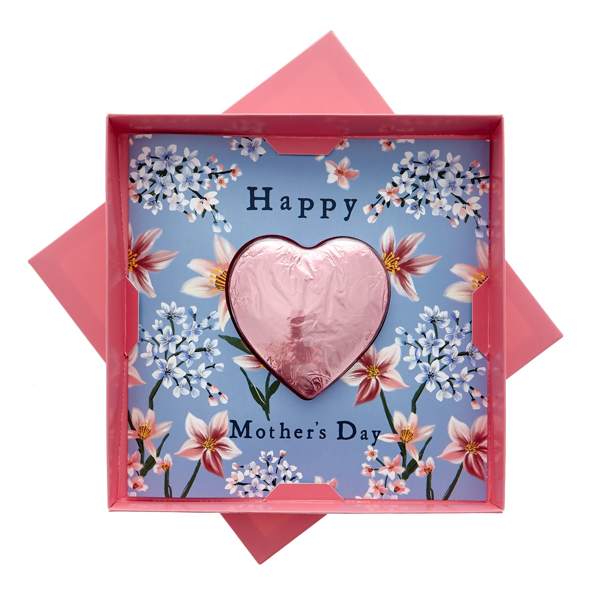 Mother's Day Card With Chocolate Heart