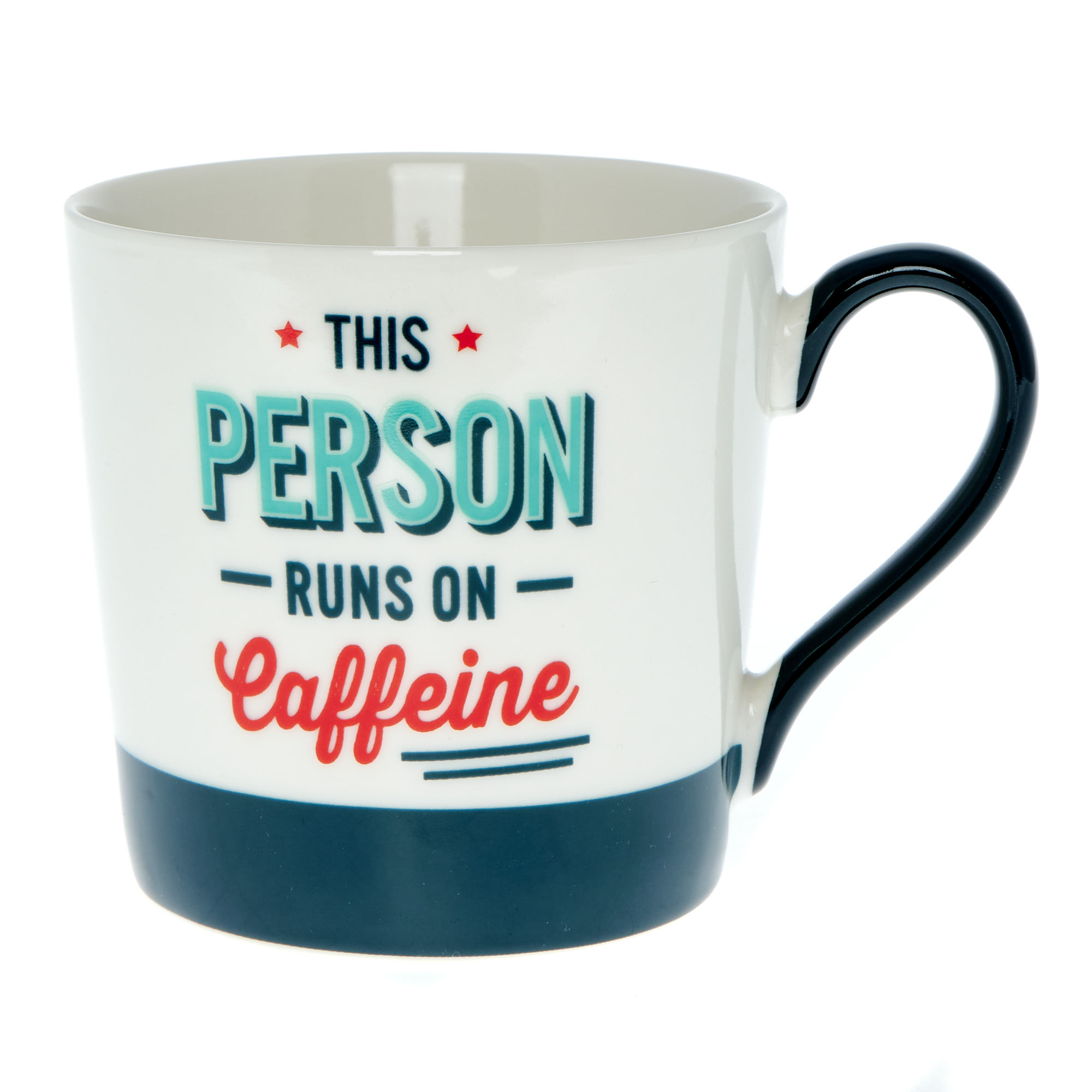 This Person Runs on Caffeine Mug