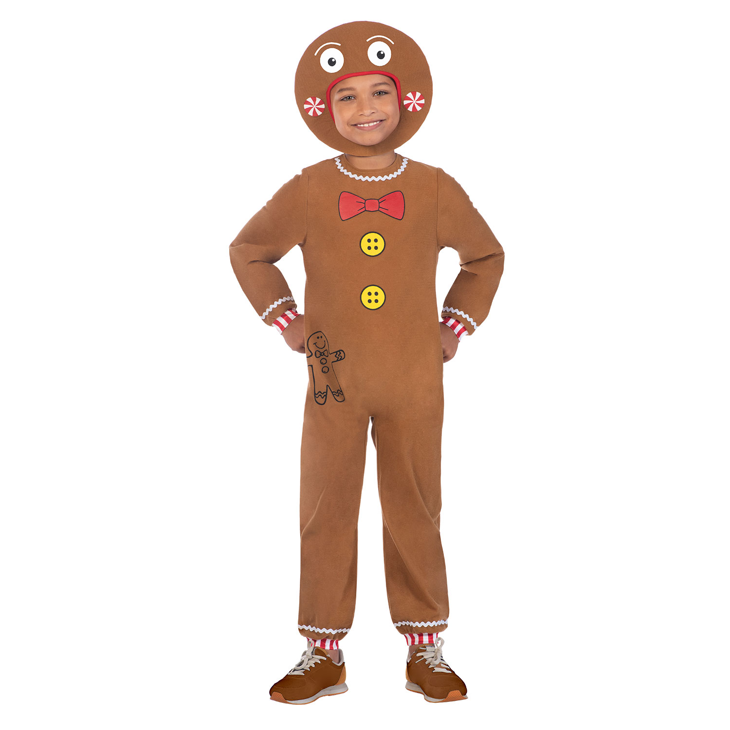 Gingerbread Jumpsuit Children's Fancy Dress Costume