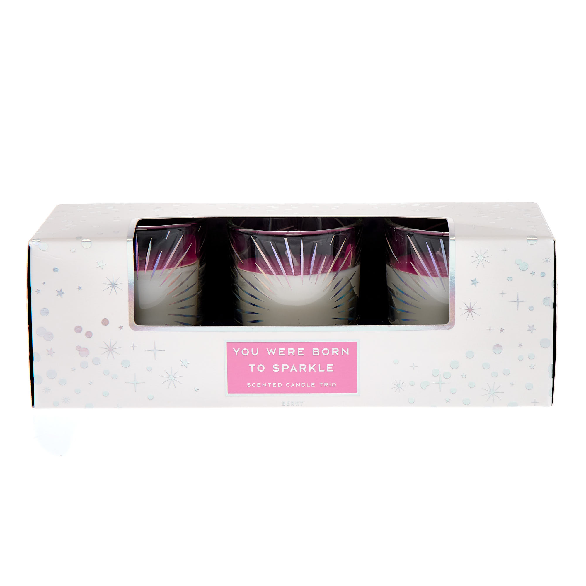 You Were Born To Sparkle Scented Candle Trio