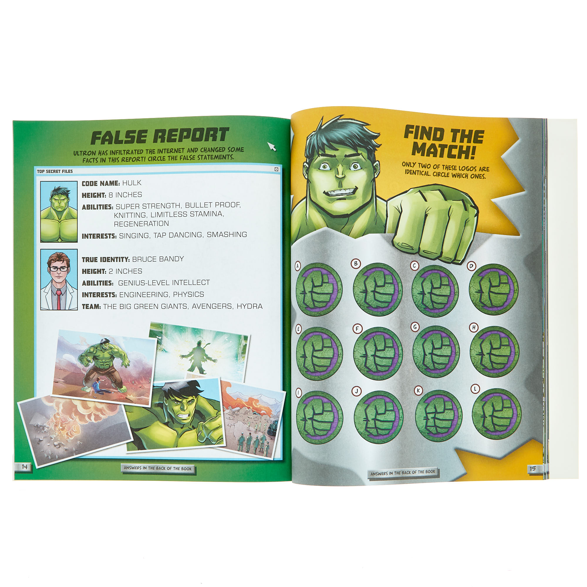 Marvel Hulk: 1001 Stickers & Activities 