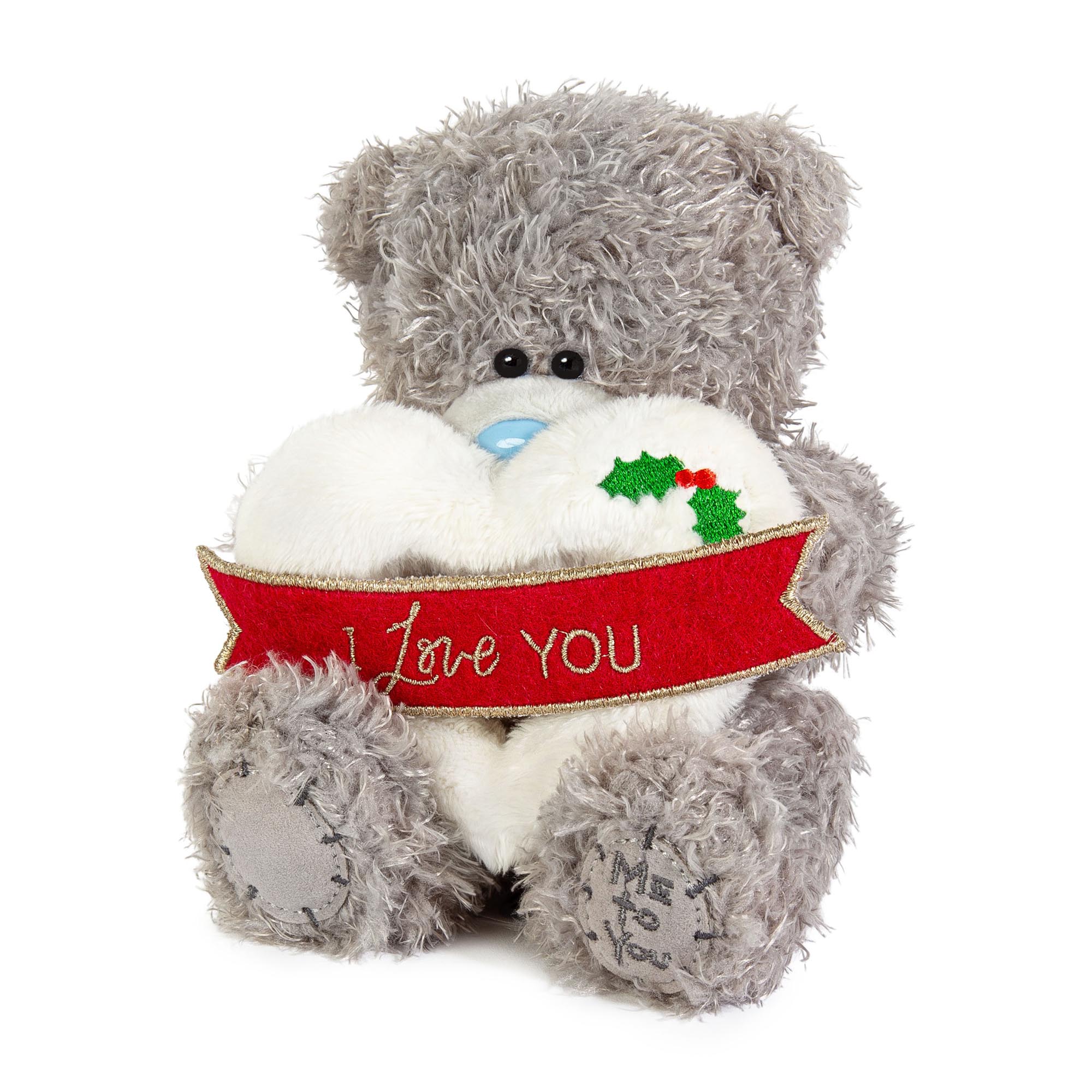 Me To You Tatty Teddy Christmas Holly Love You Plush