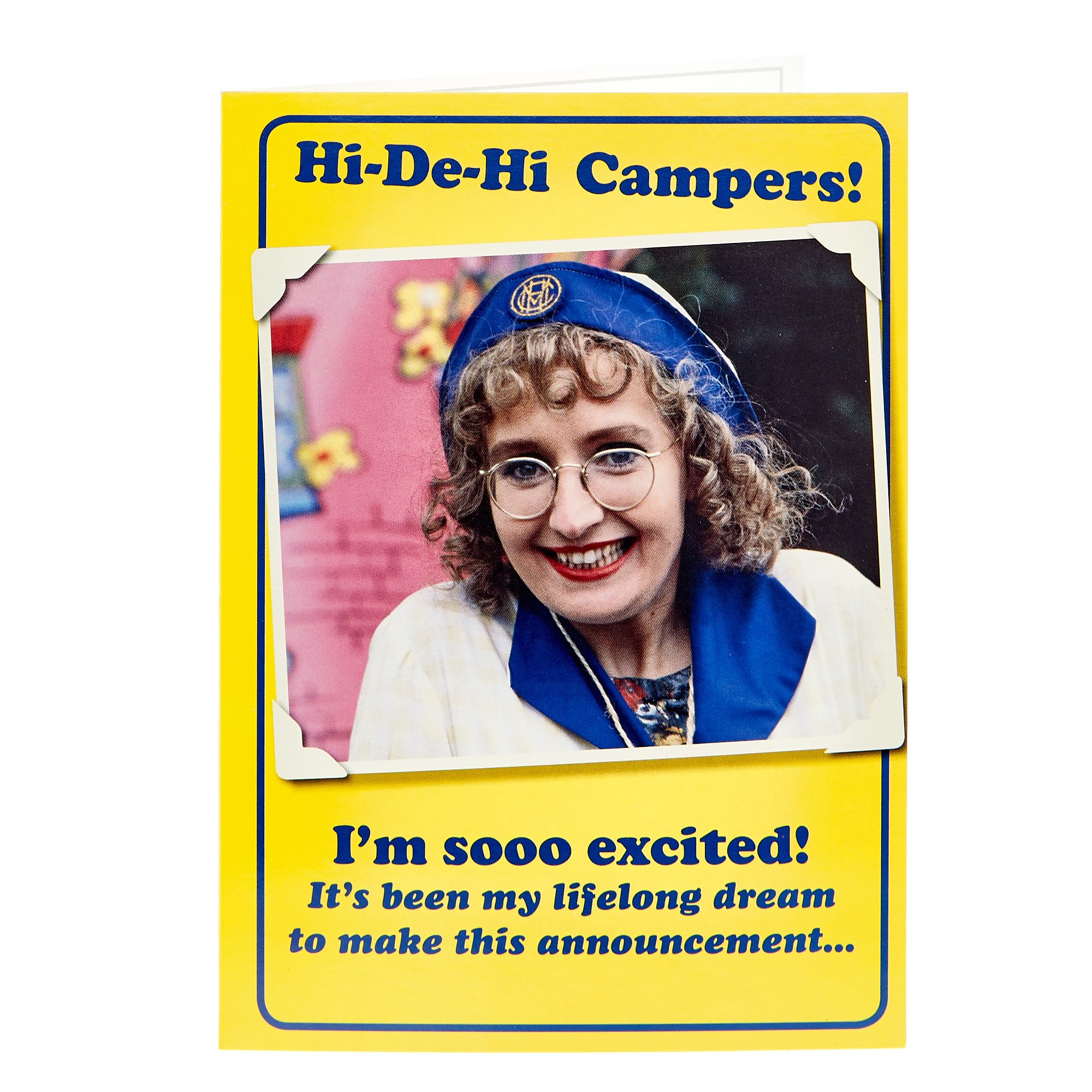 Hi-De-Hi Birthday Card - I'm So Excited