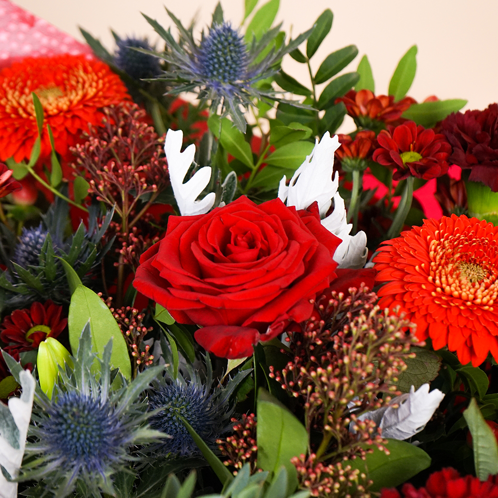 Crimson Queen Flower Bouquet - Free Delivery!