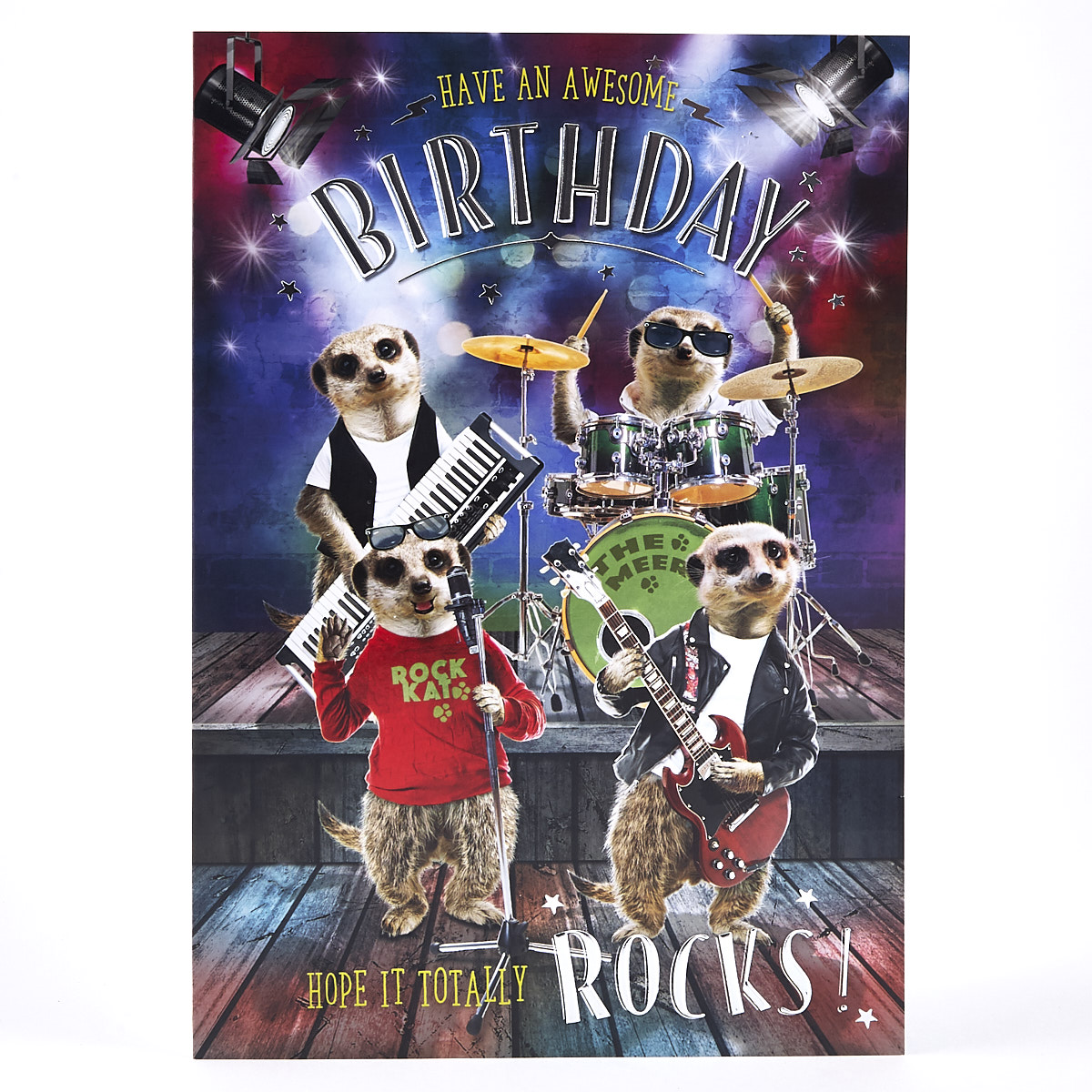 Birthday Card - Meerkat Band