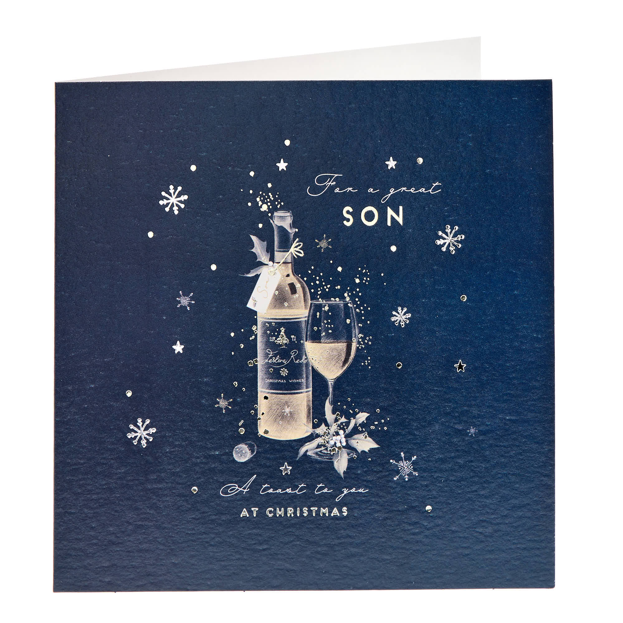 Son Toast to You Christmas Card