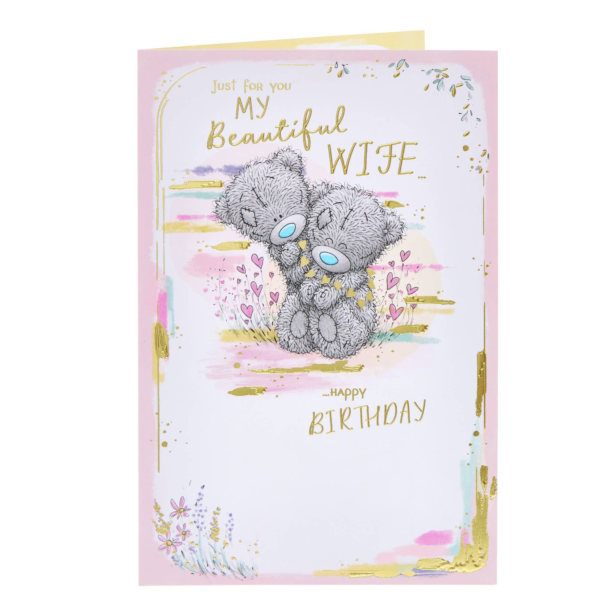 Me To You Tatty Teddy Beautiful Wife Birthday Card