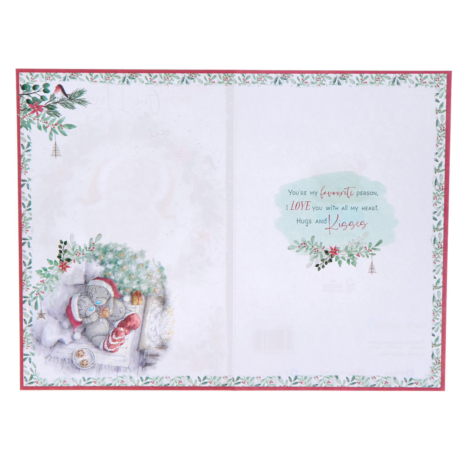 Me To You Tatty Teddy One I Love Christmas Card