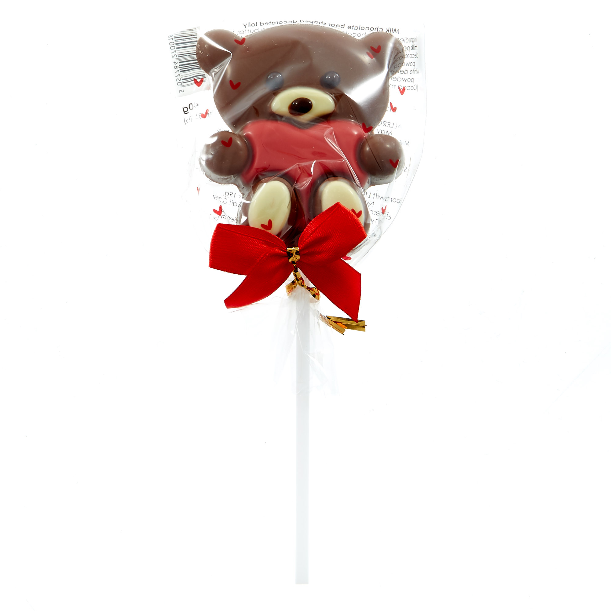 Assorted Valentine's Day Chocolate Lollies - Pack Of 22