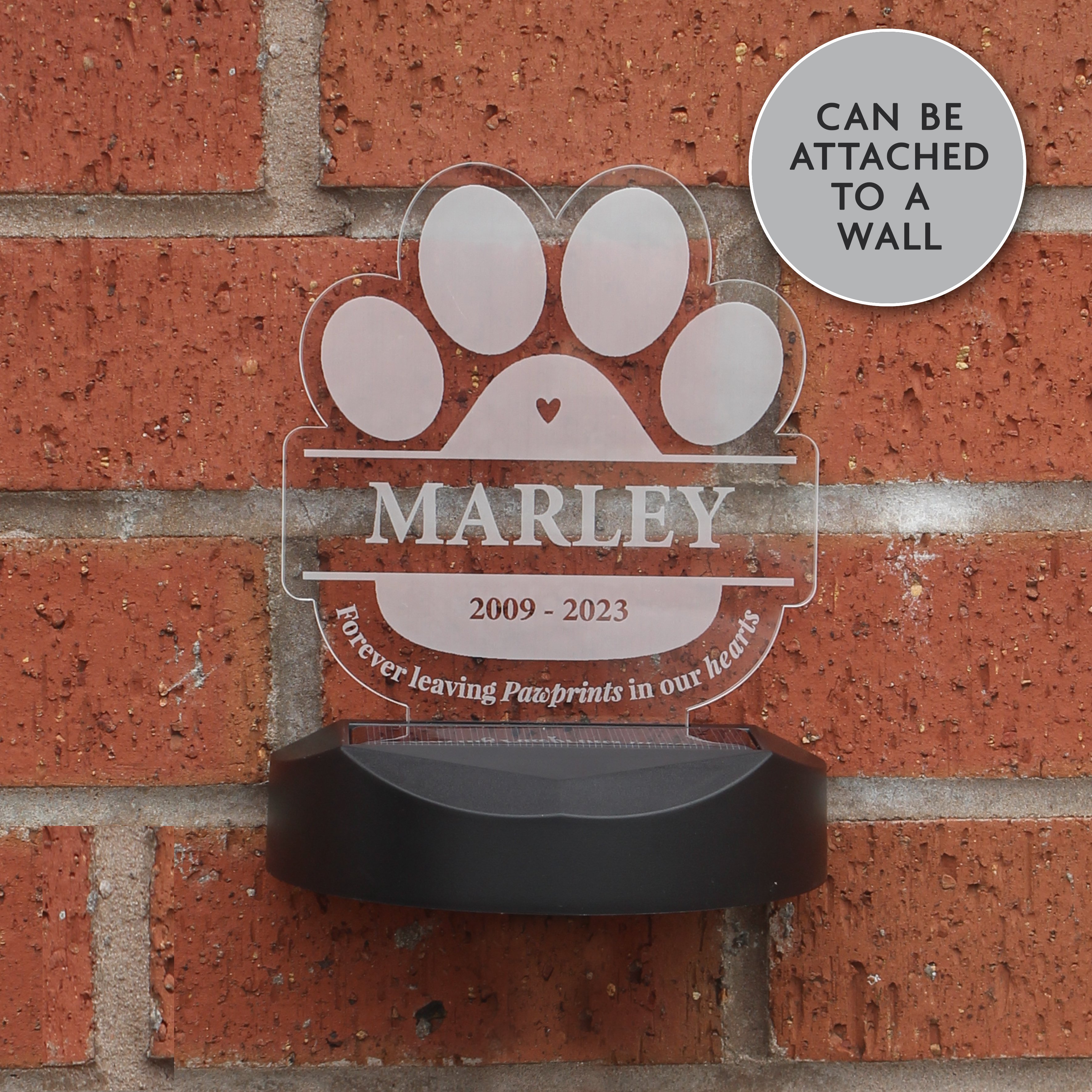 Pet memorial solar sales light