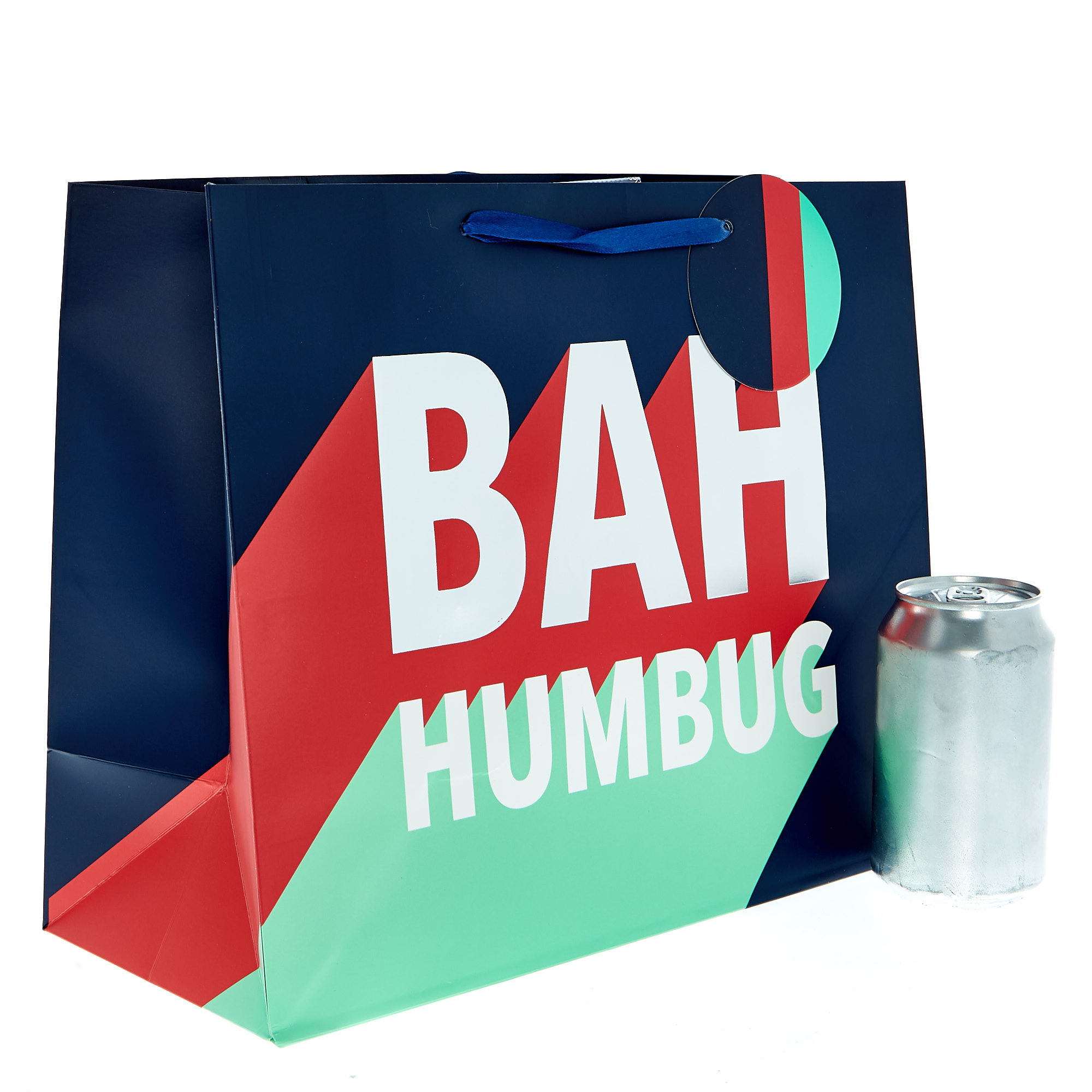 Large Landscape Bah Humbug Christmas Gift Bag