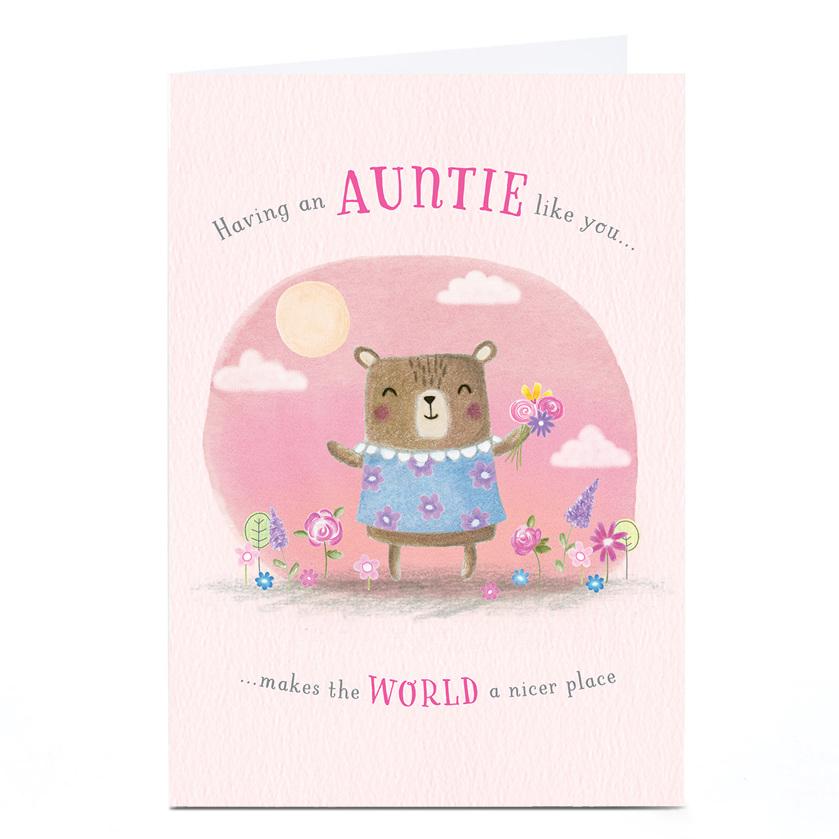 Personalised Birthday Card - Having An Auntie Like You