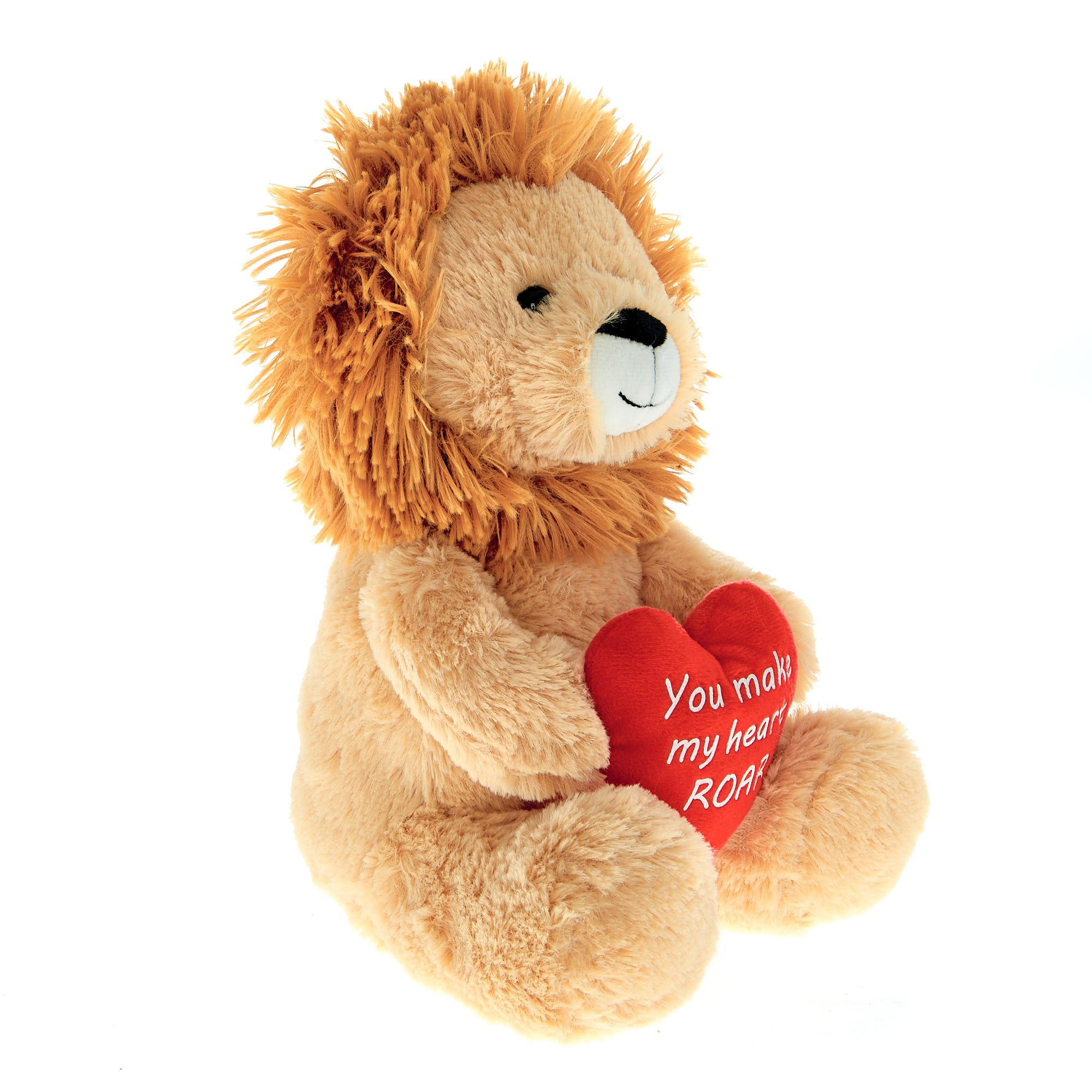 You Make My Heart Roar Lion Soft Toy