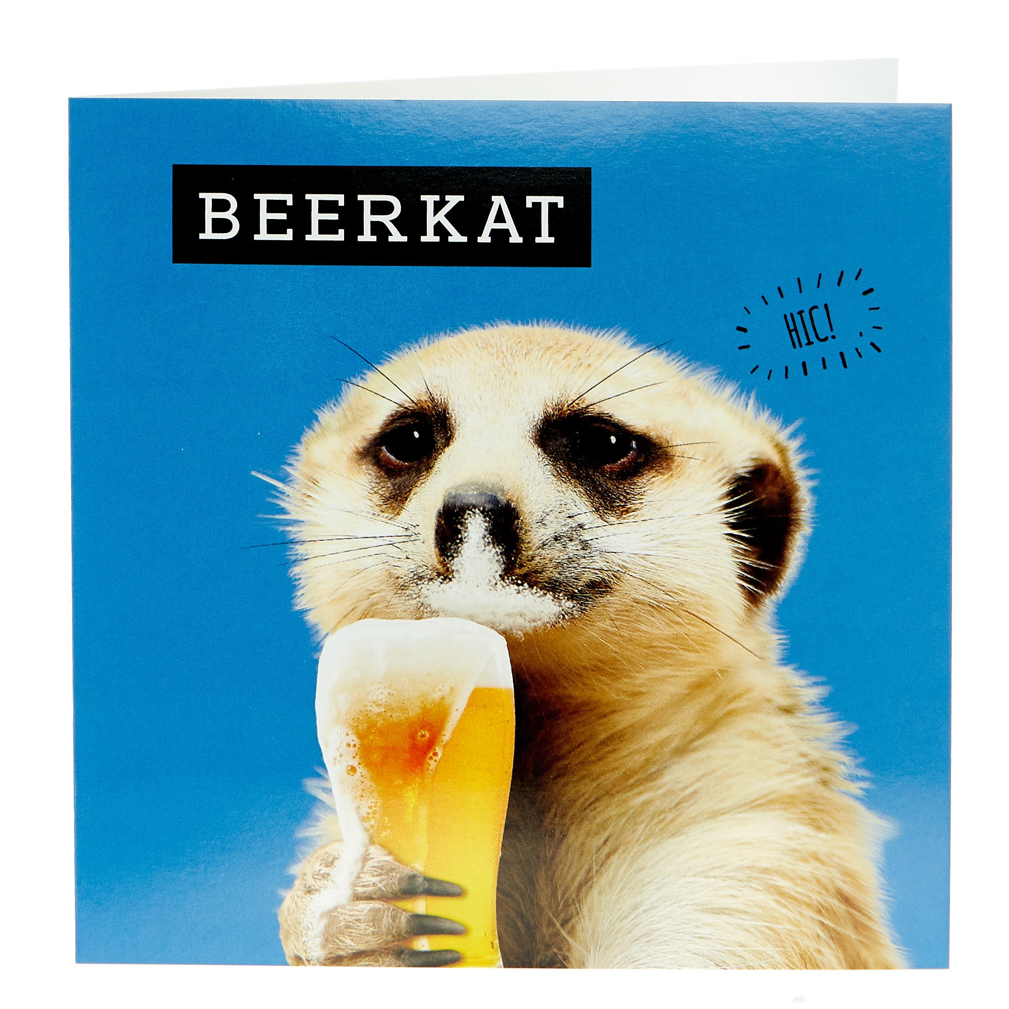 Birthday Card - Beerkat