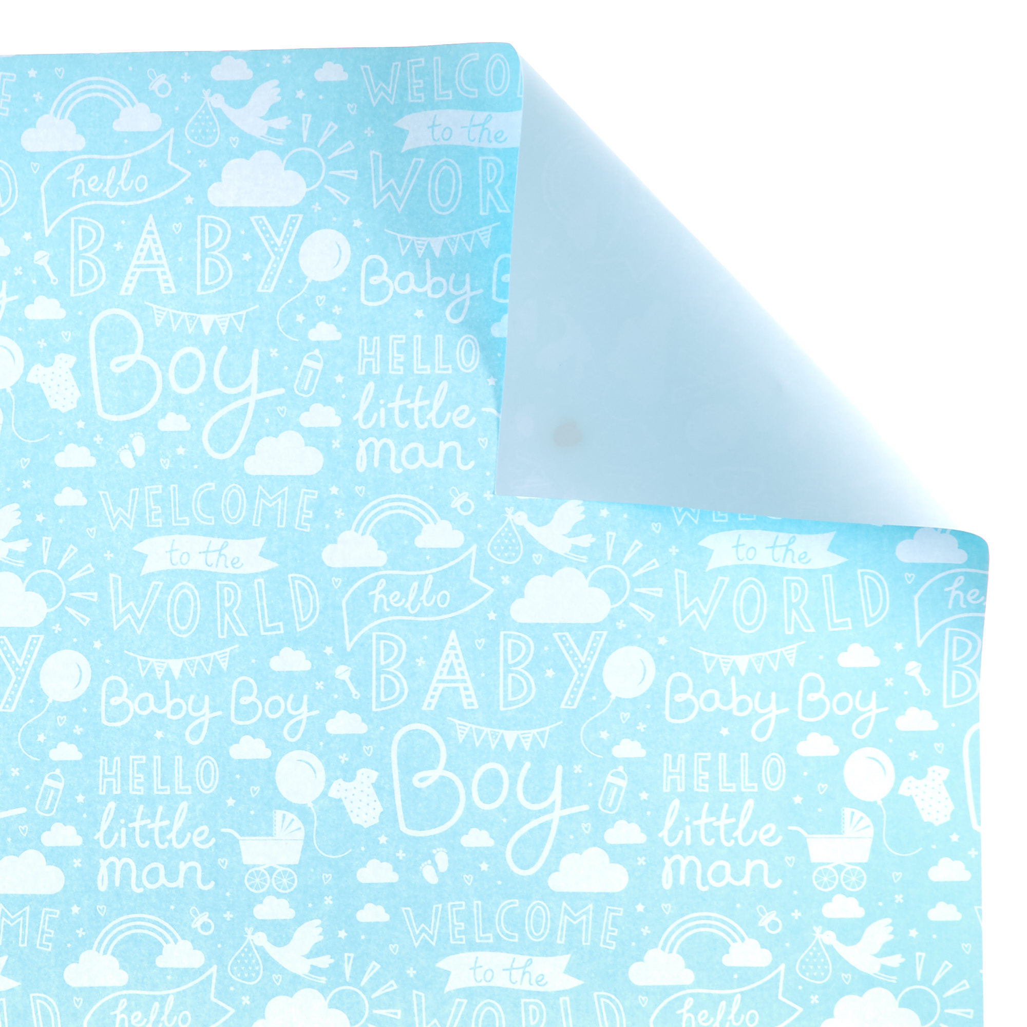 Baby Boy Wrapping Paper - 1 Sheet